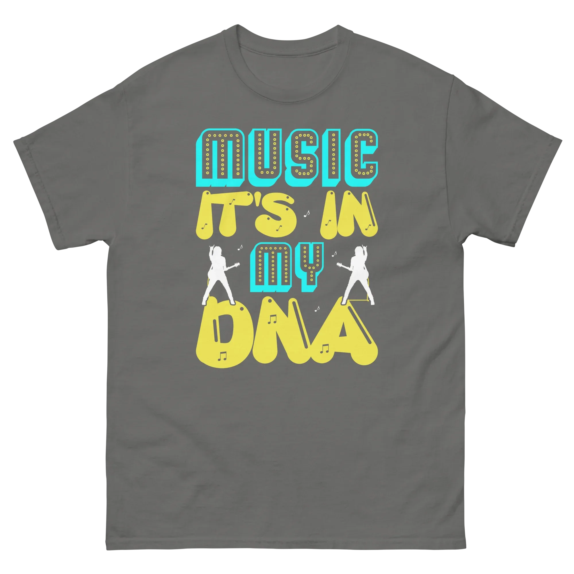 MUSIC IT'S IN MY DNA unisext-shirt - - Music t-shirts - Printoo Shop