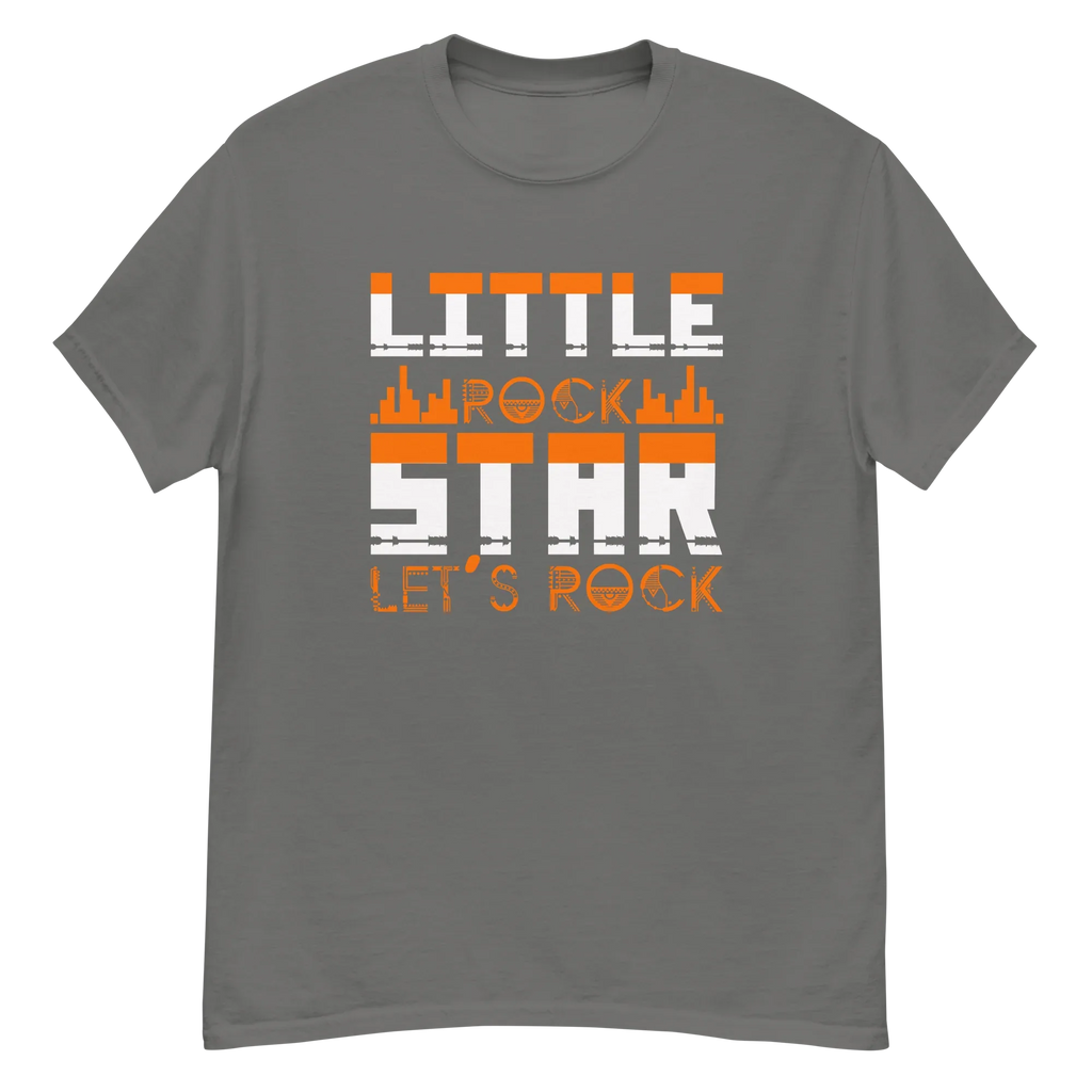 LITTLE ROCK STAR LET'S ROCK unisex classic tee - - Music t-shirts - Printoo Shop