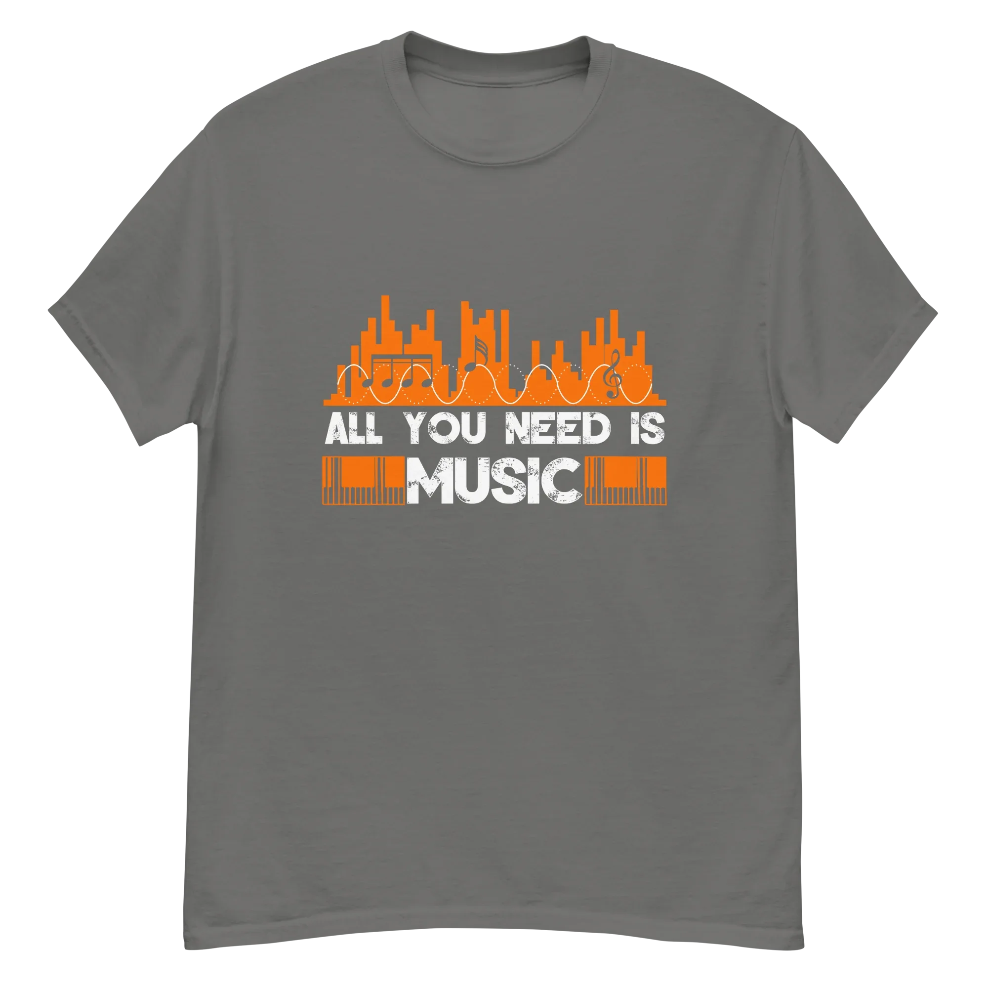 ALL YOU NEED IS MUSIC unisex t-shirt - - Music t-shirts - Printoo Shop