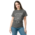 CAFFEINE PLEASE unisex t-shirt - Printoo Shop - - t-shirt, unisex, Unisex Classic Tee | Gildan 5000