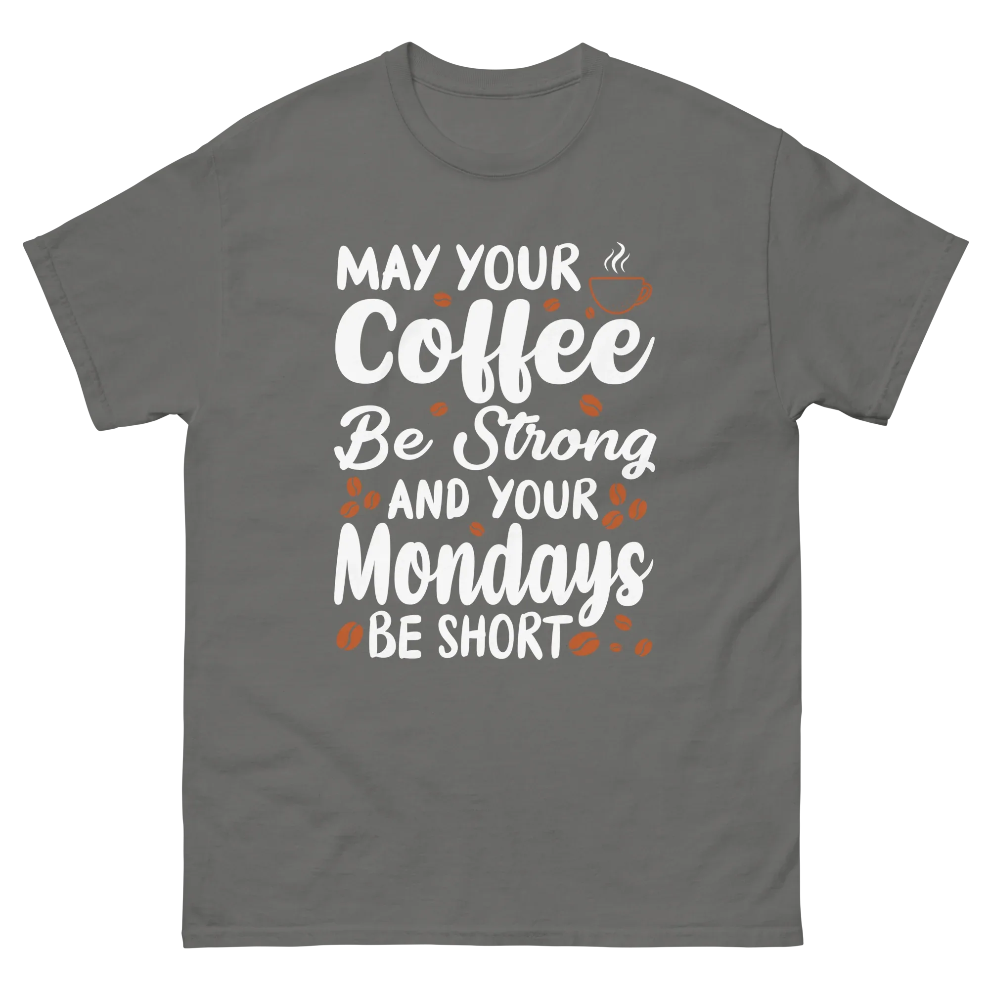 STRONG COFFEE SHORT MONDAY unisex t-shirt - Printoo Shop - - t-shirt, unisex, Unisex Classic Tee | Gildan 5000