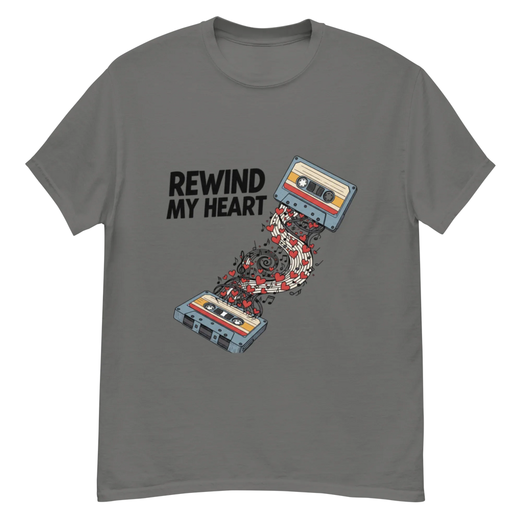 I REWIND MY HEART unisex t-shirt - - - Printoo Shop
