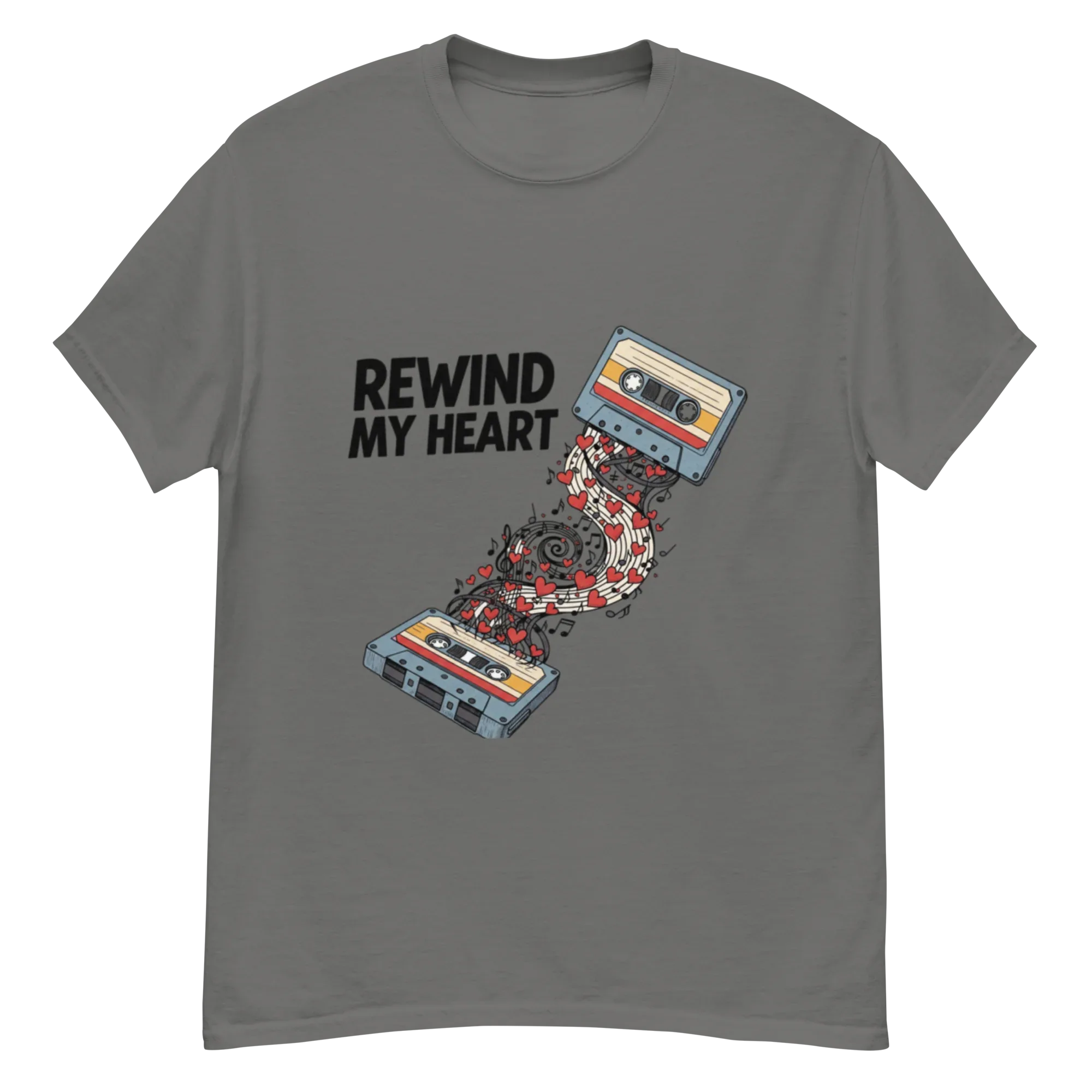 I REWIND MY HEART unisex t-shirt - - - Printoo Shop