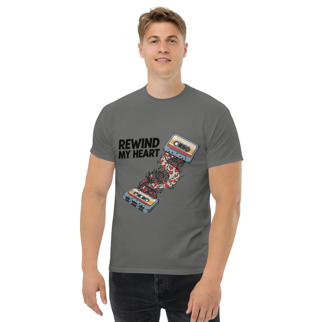 I REWIND MY HEART unisex t-shirt - - - Printoo Shop