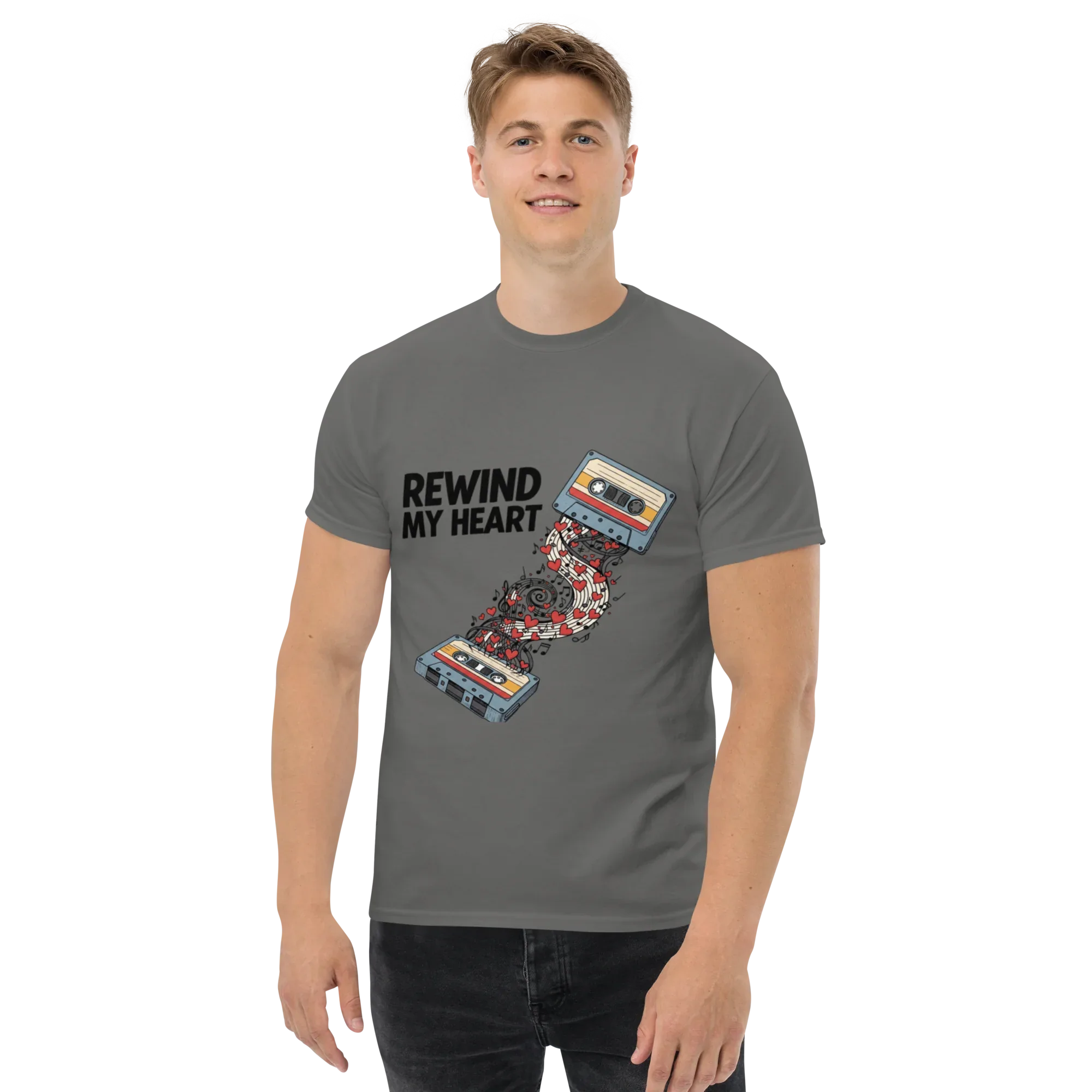 I REWIND MY HEART unisex t-shirt - - - Printoo Shop