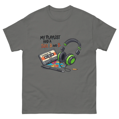 A SIDE AND B unisex t-shirt - Printoo Shop - - Music t-shirt, Retro & Synthwave T-Shirts, t-shirt, unisex, Unisex Classic Tee | Gildan 5000