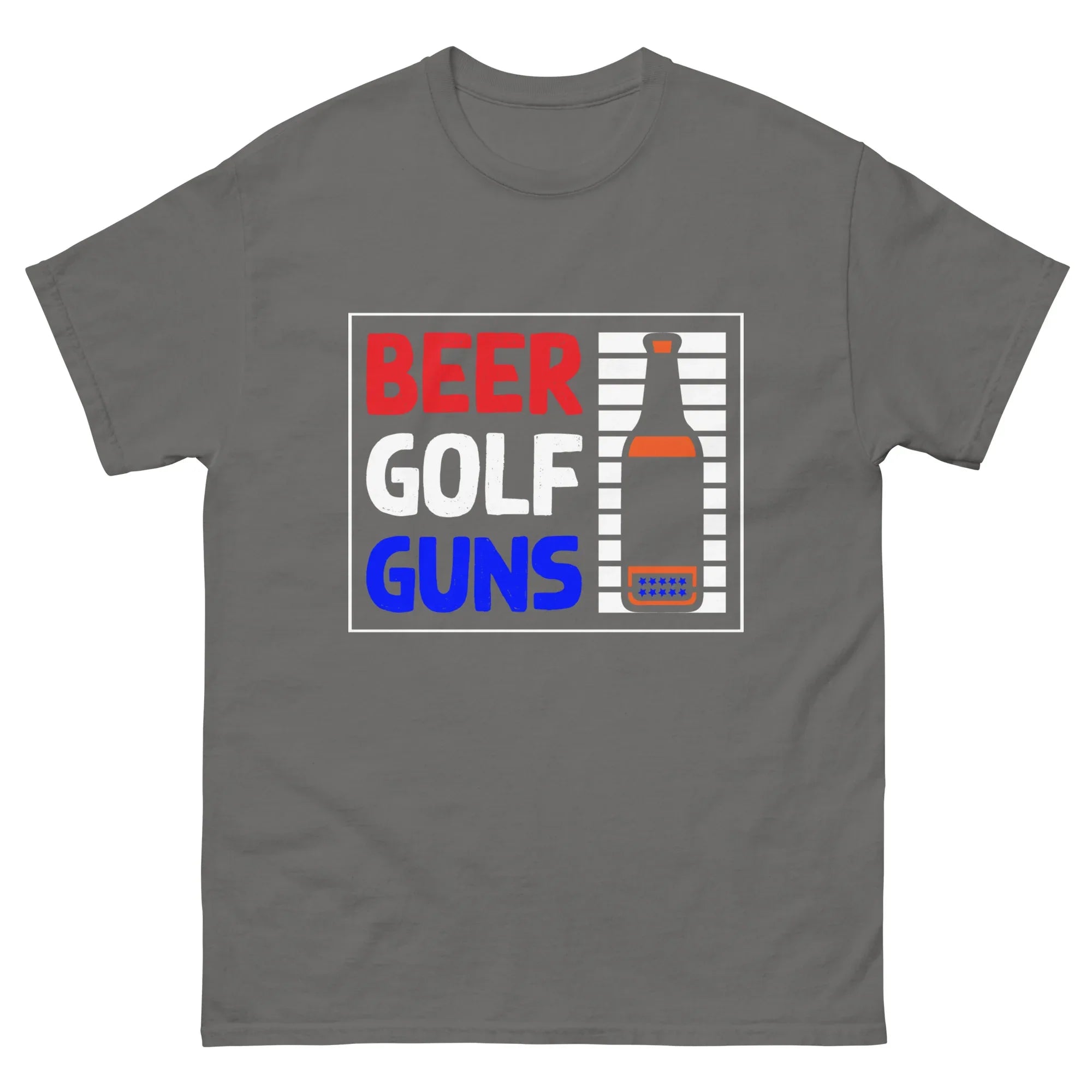 BEER GOLF GUNS unisex t-shirt - Printoo Shop - - Alcohol, beer, t-shirt, unisex, Unisex Classic Tee | Gildan 5000