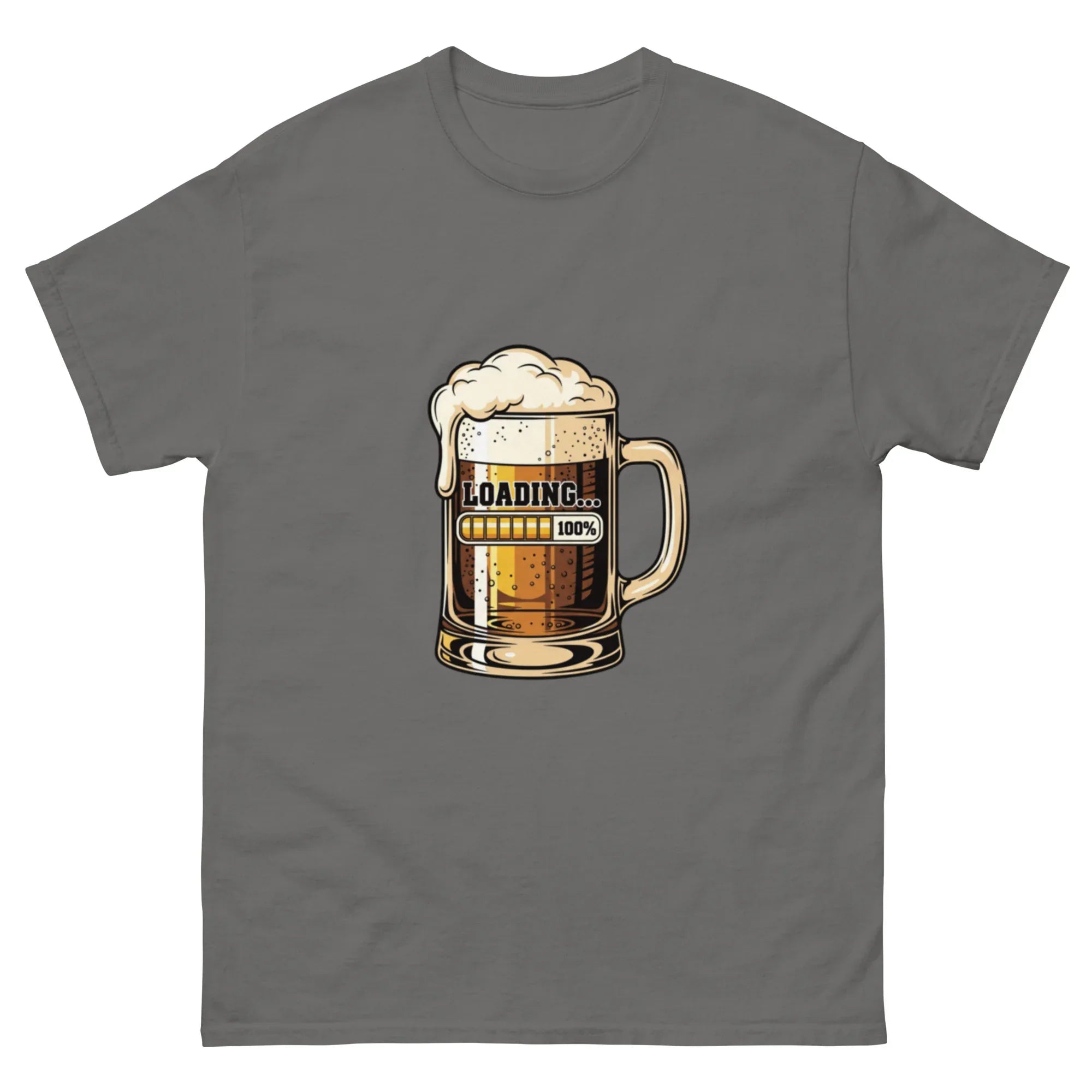 BEER LOADING unisex t-shirt - Printoo Shop - - beer, t-shirt, unisex, Unisex Classic Tee | Gildan 5000