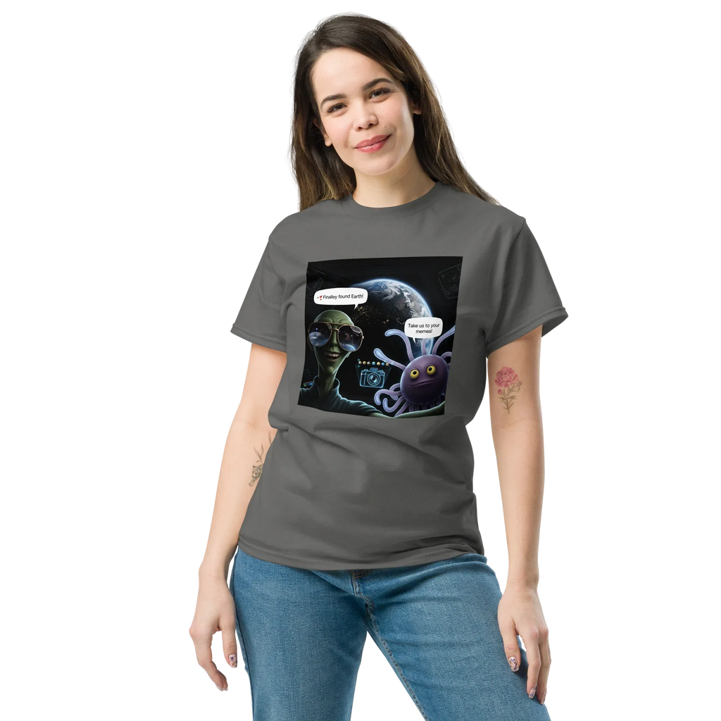 FINALLY FOUND EARTH unisex t-shirt - - - Printoo Shop