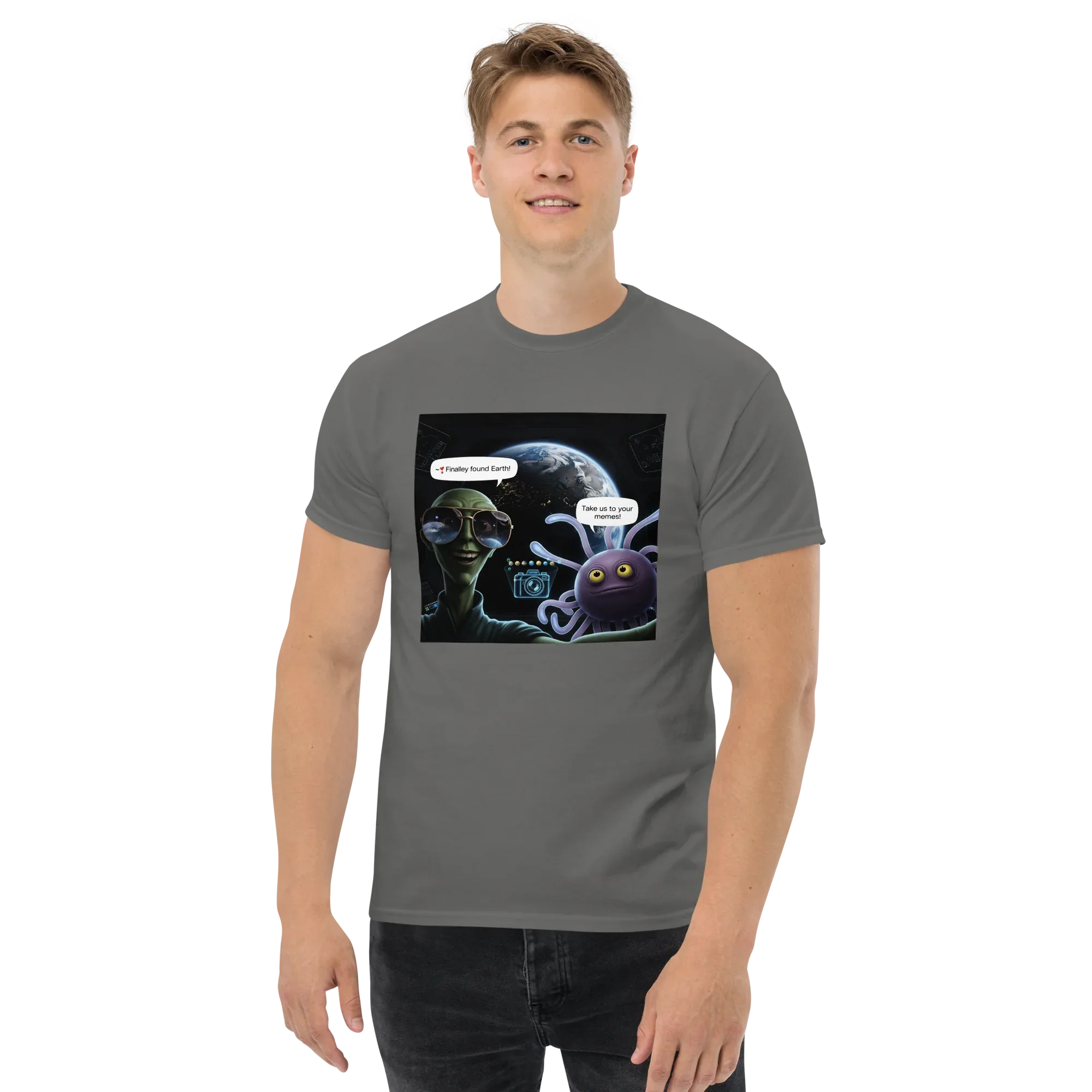 FINALLY FOUND EARTH unisex t-shirt - - - Printoo Shop