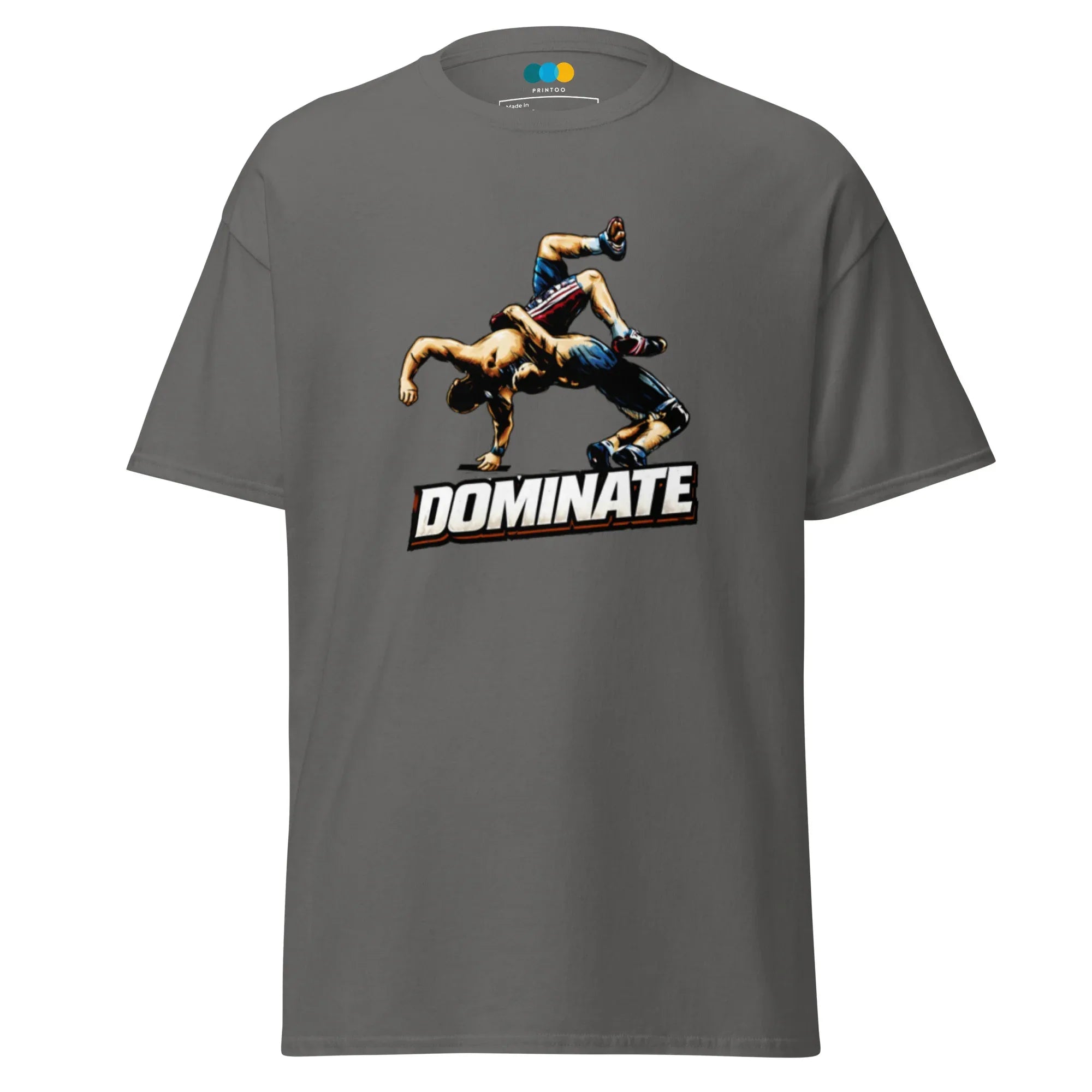 DOMINATE men’s t-shirt - Black / S - Printoo Shop - 5846761_11546