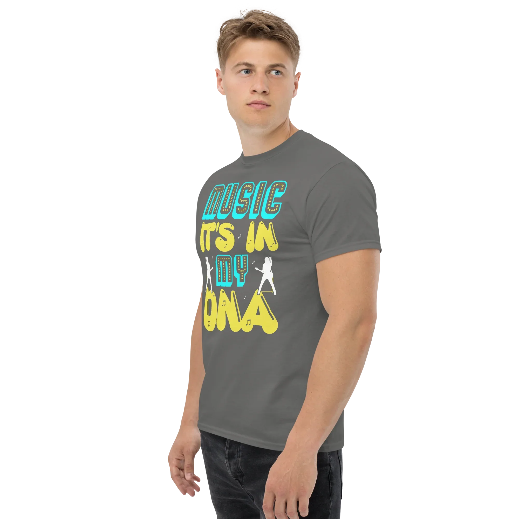 MUSIC IT'S IN MY DNA unisext-shirt - - Music t-shirts - Printoo Shop