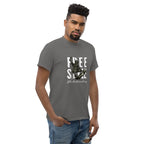 FREE STYLE SKATE VIBE men’s t-shirt - Charcoal / S - Printoo Shop - 1702754_15831