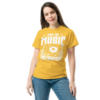 PLAY THE MUSIC NOT THE INSTRUMENT unisex t-shirt - - Music t-shirts - Printoo Shop