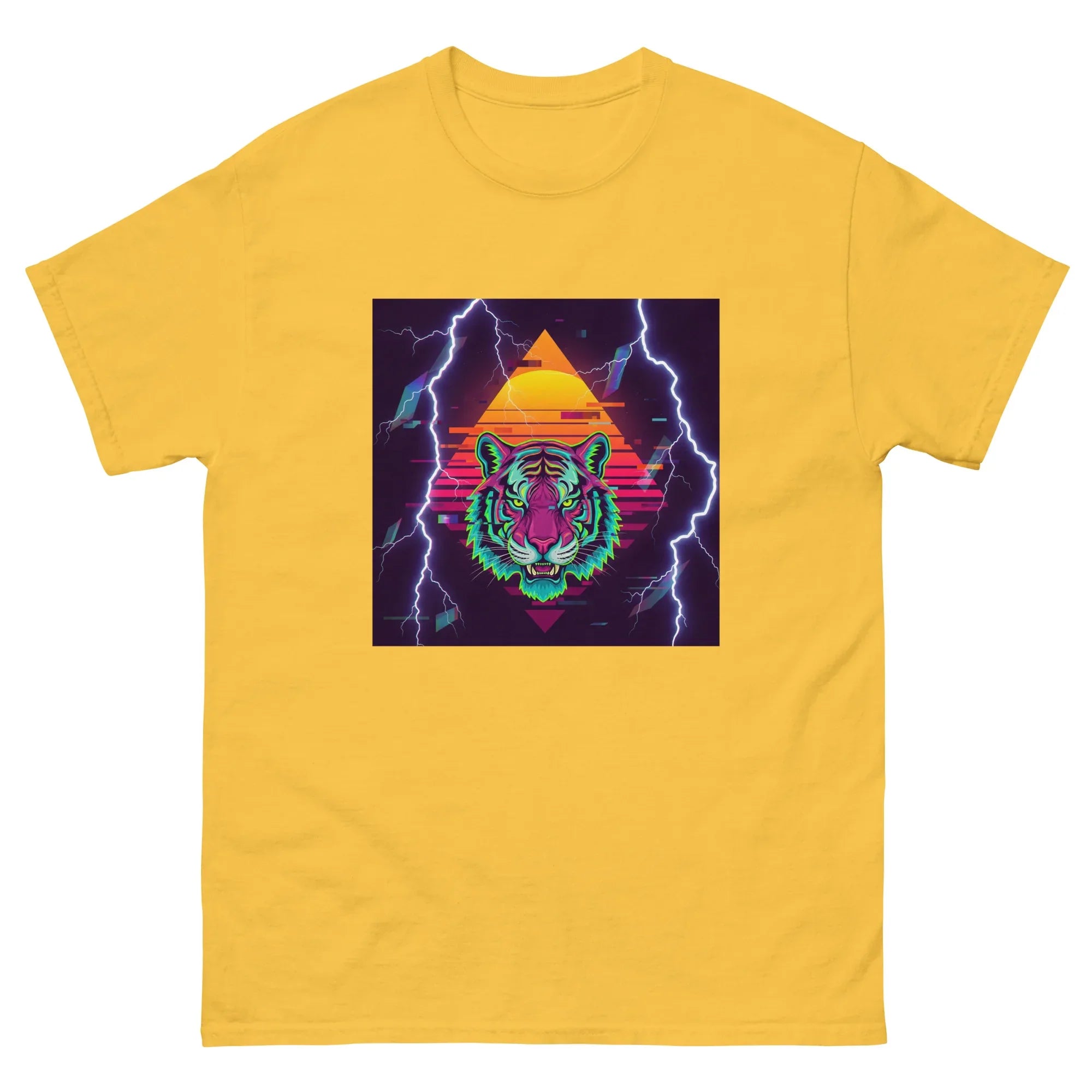 OF THE STORM SUNSET unisex t-shirt - Printoo Shop - - Retro & Synthwave T-Shirts, t-shirt, unisex, Unisex Classic Tee | Gildan 5000