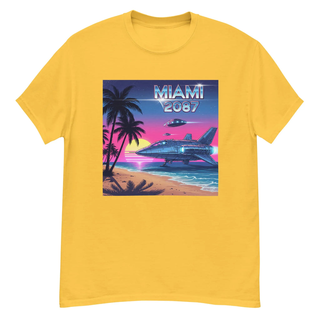 MIAMI 2087 FUTURE CITY unisex t-shirt - - - Printoo Shop
