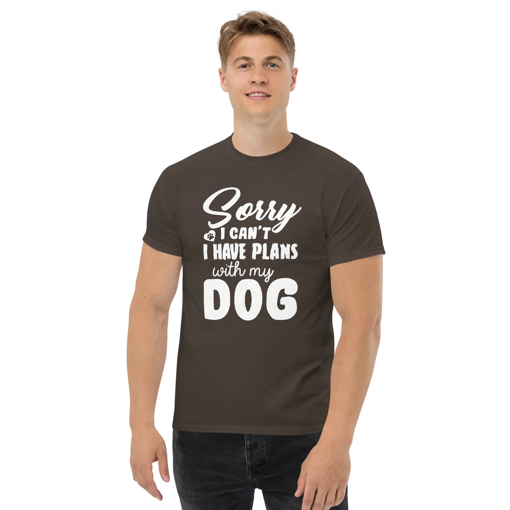 WITH MY DOG unisex t-shirt - - Dogs t-shirt - Printoo Shop