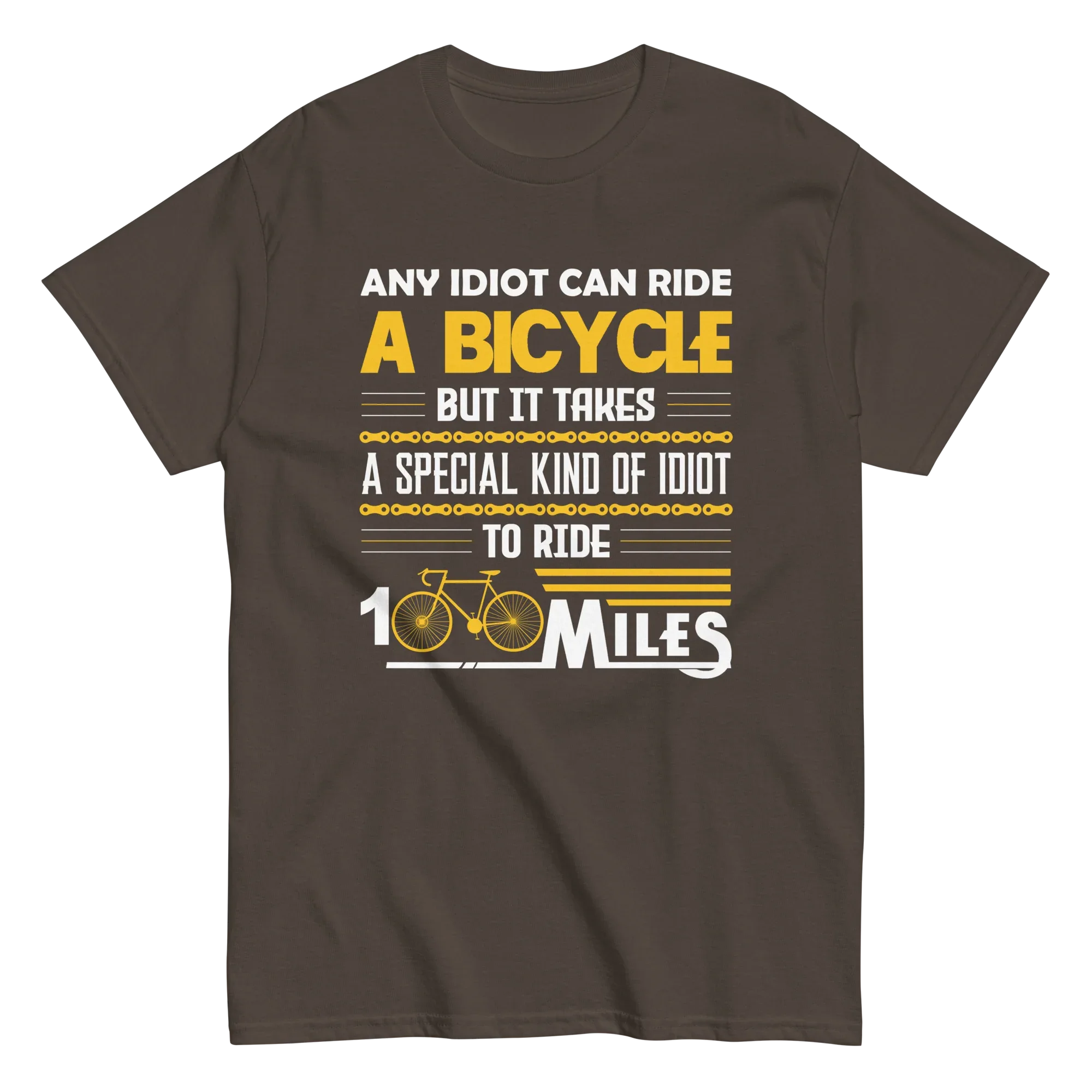 100 MILES unisex t-shirt - Printoo Shop - - bicycle, t-shirt, unisex, Unisex Classic Tee | Gildan 5000