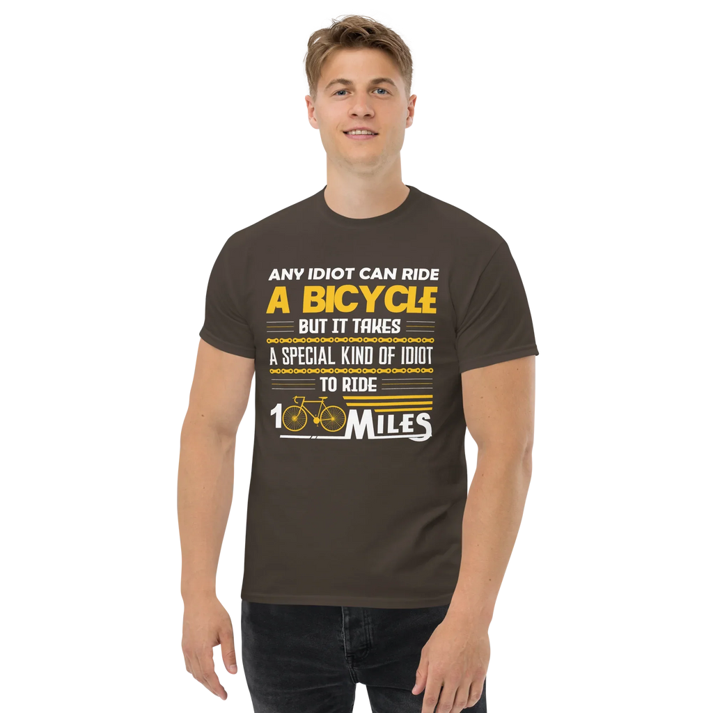 100 MILES unisex t-shirt - Printoo Shop - - bicycle, t-shirt, unisex, Unisex Classic Tee | Gildan 5000