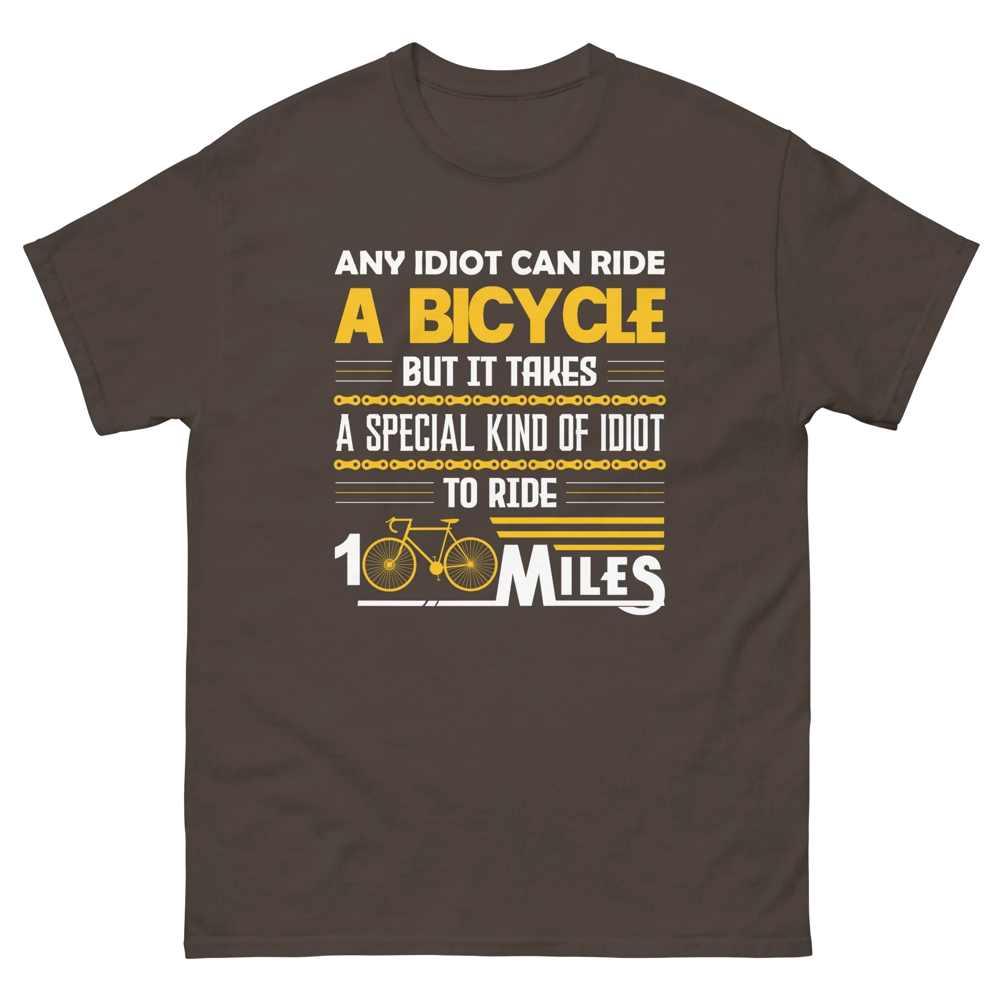 100 MILES unisex t-shirt - Printoo Shop - - bicycle, t-shirt, unisex, Unisex Classic Tee | Gildan 5000