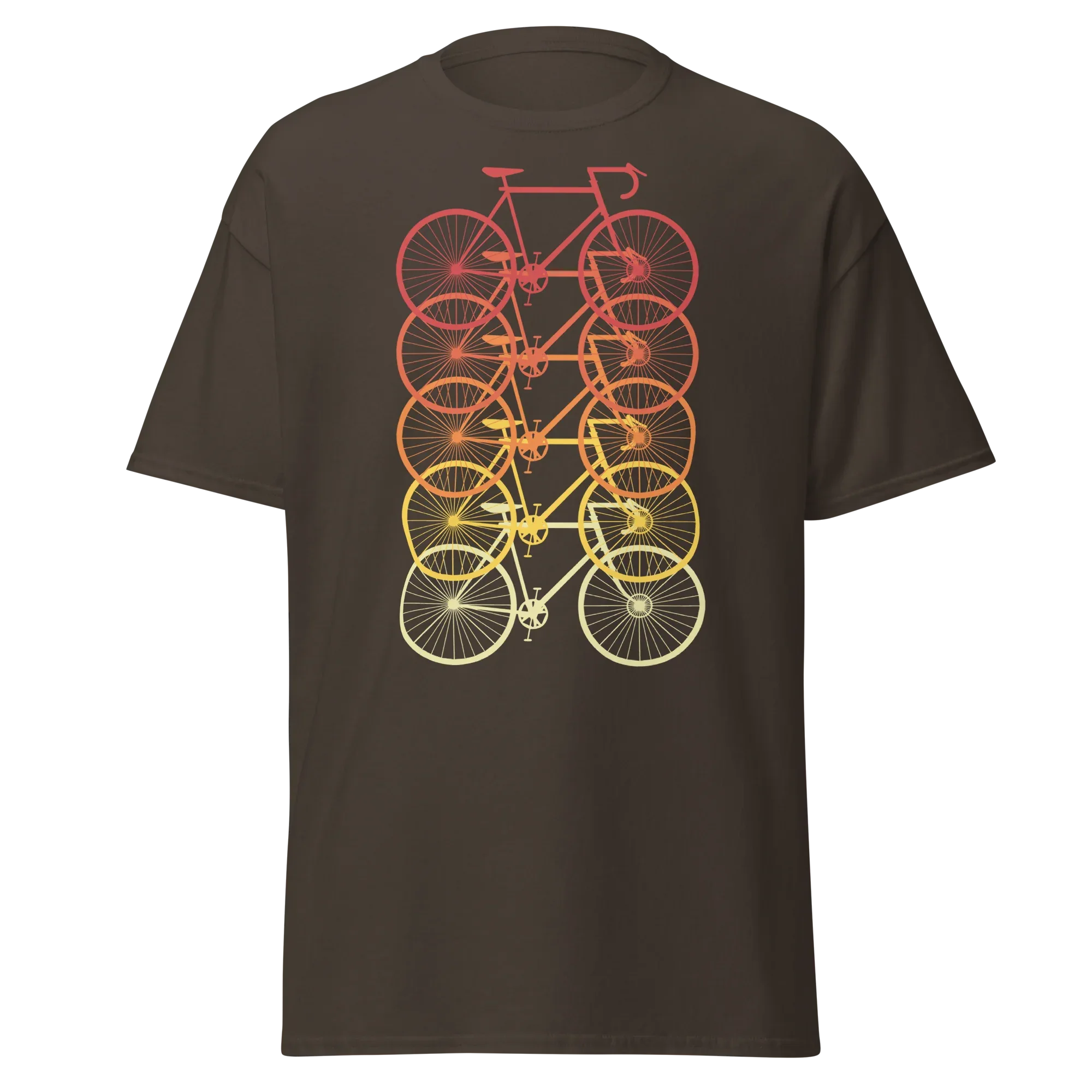 CYCLING IS COLORFUL unisex t-shirt - - Bicycle t-shirts - Printoo Shop