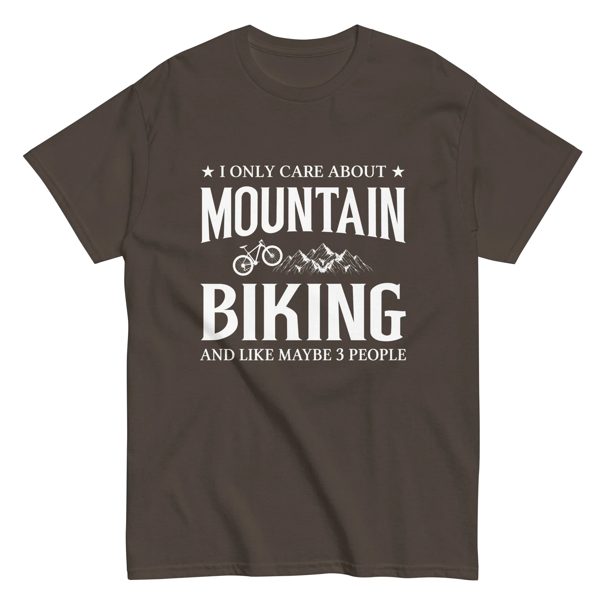 I ONLY CARE ABOUT MTB unisex t-shirt - - Bicycle t-shirts - Printoo Shop