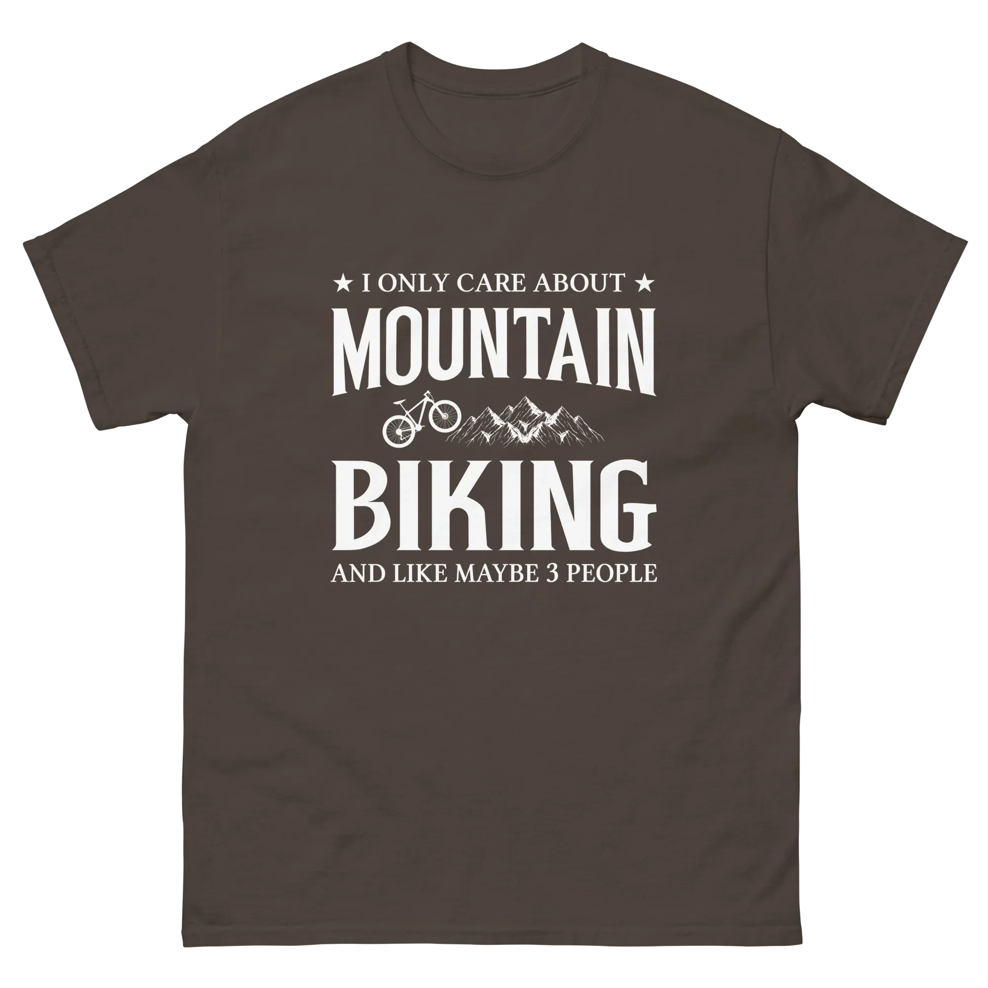 I ONLY CARE ABOUT MTB unisex t-shirt - Printoo Shop - - bicycle, t-shirt, unisex, Unisex Classic Tee | Gildan 5000