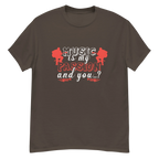 MUSIC IS MY PASSION AND YOU unisex t-shirt - - Music t-shirts - Printoo Shop