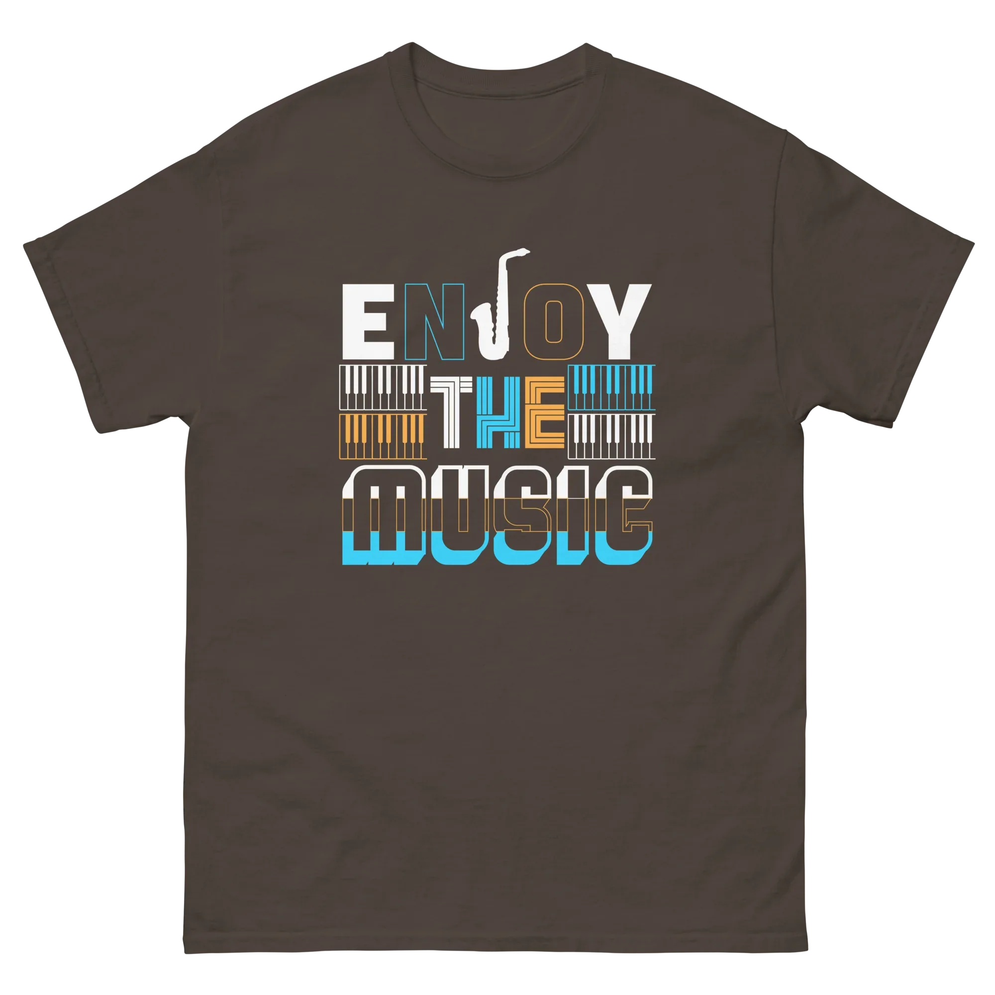 ENJOY THE MUSIC unisex t-shirt - - Music t-shirts - Printoo Shop