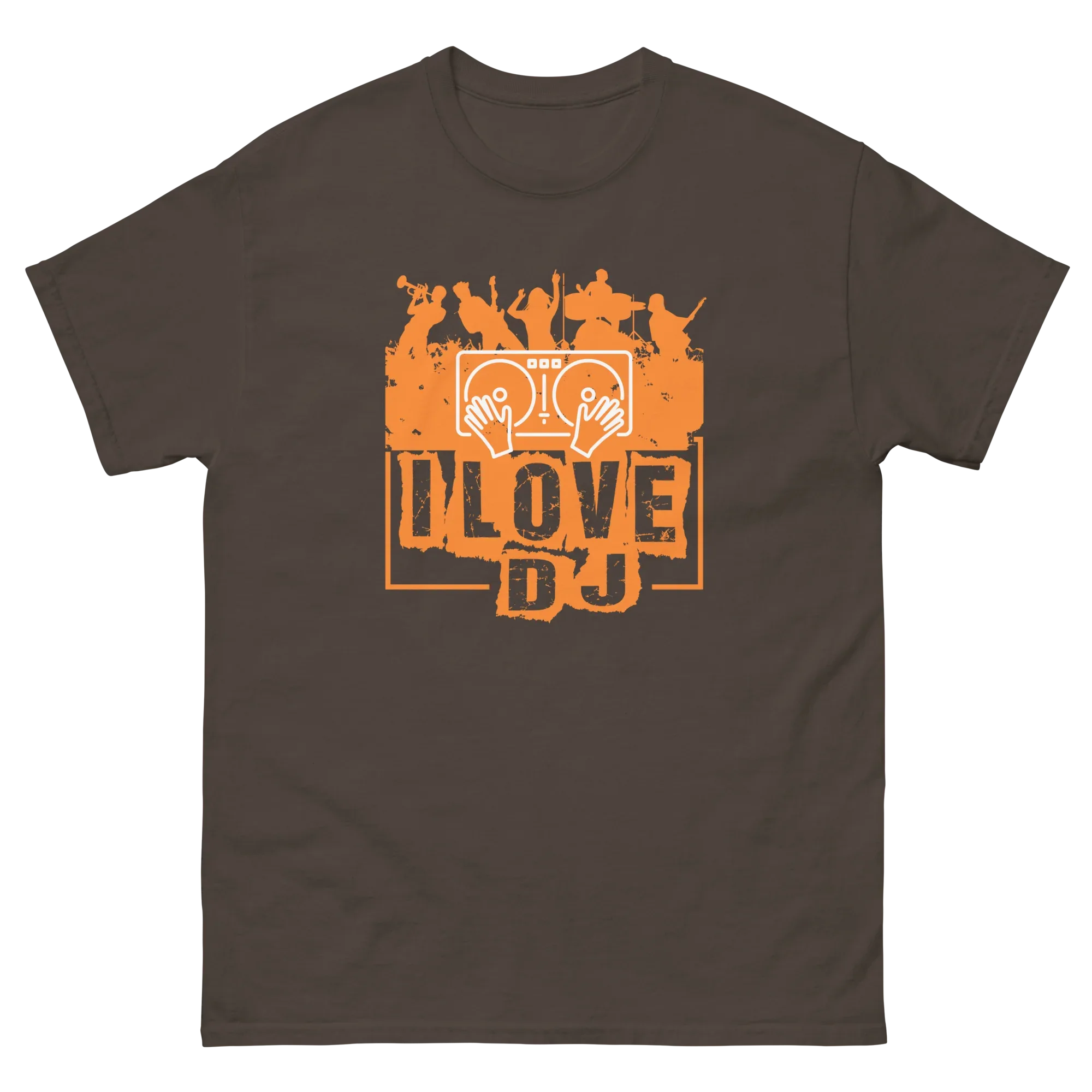 I LOVE DJ unisex t-shirt - - Music t-shirts - Printoo Shop