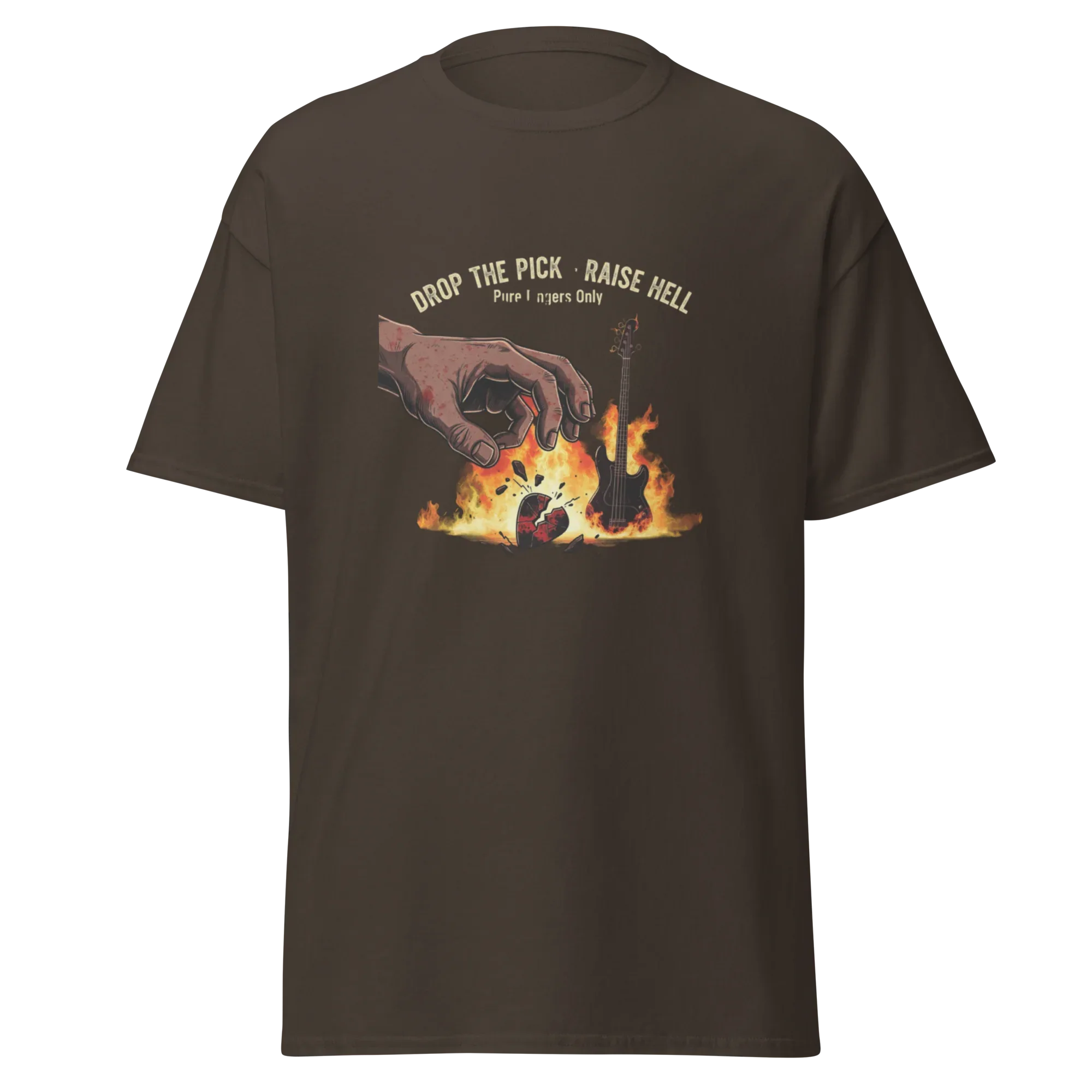 DROP THE PICK RAISE HELL unisex t-shirt - - - Printoo Shop
