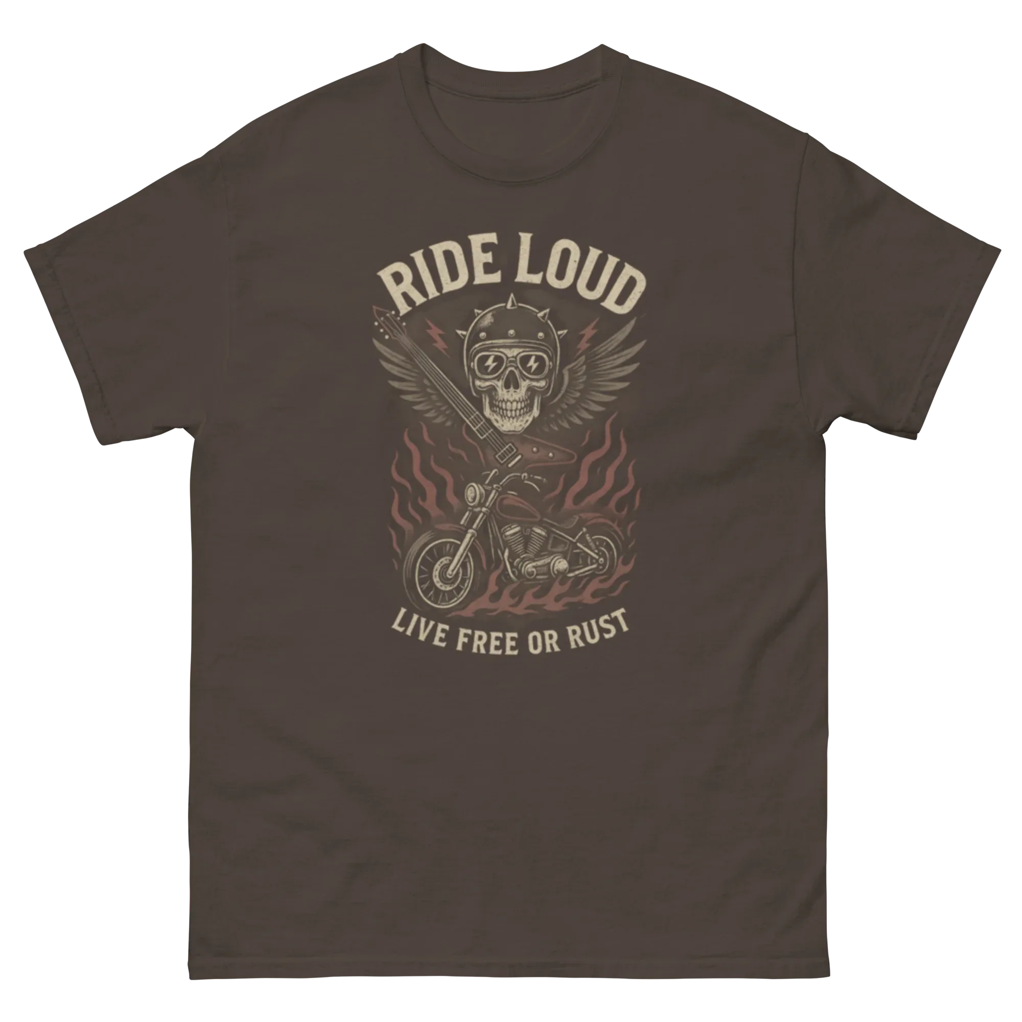 RIDE LOUD unisex t-shirt - Printoo Shop - - metalmusic, Music t-shirt, t-shirt, unisex, Unisex Classic Tee | Gildan 5000