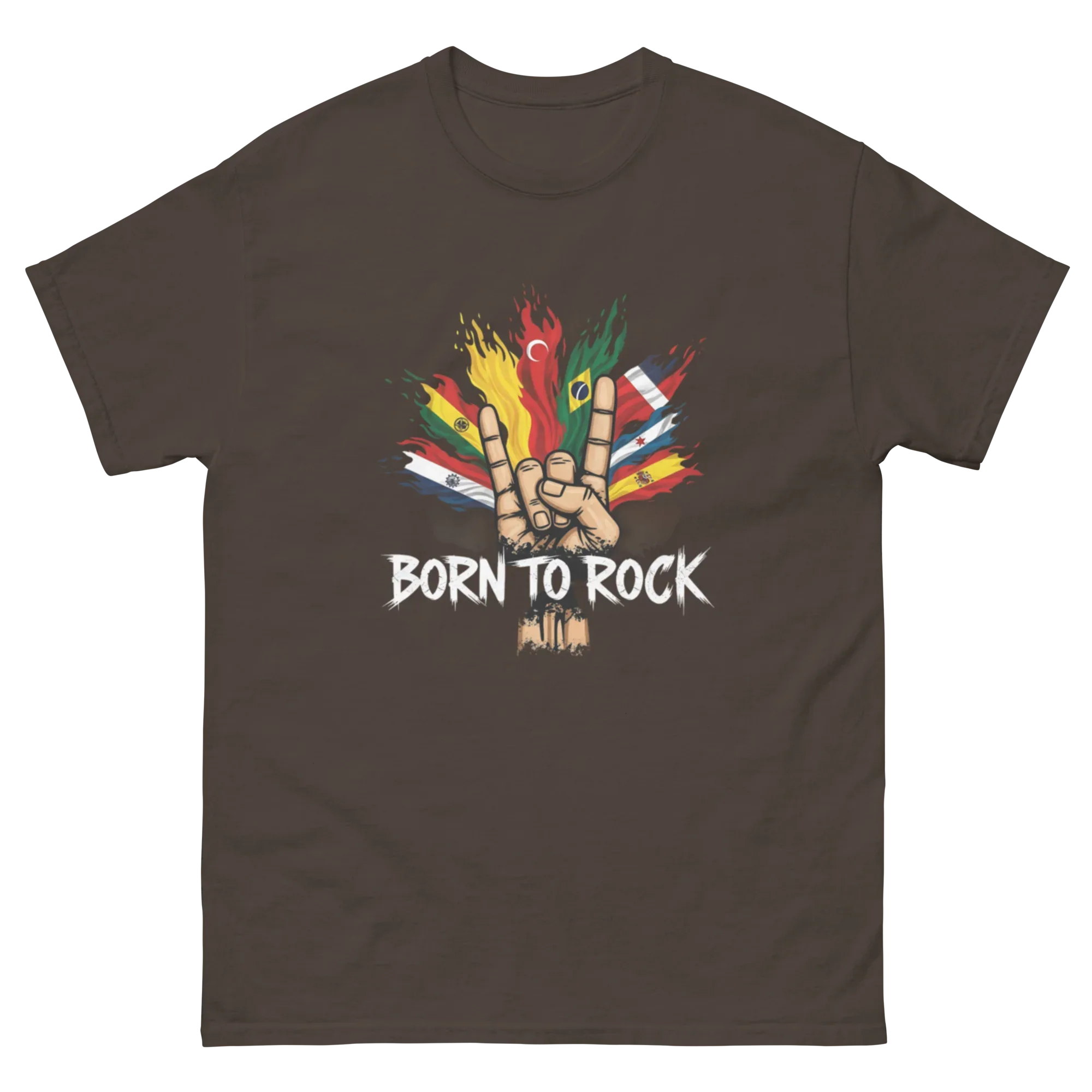 BORN TO ROCK unisex t-shirt - - - Printoo Shop