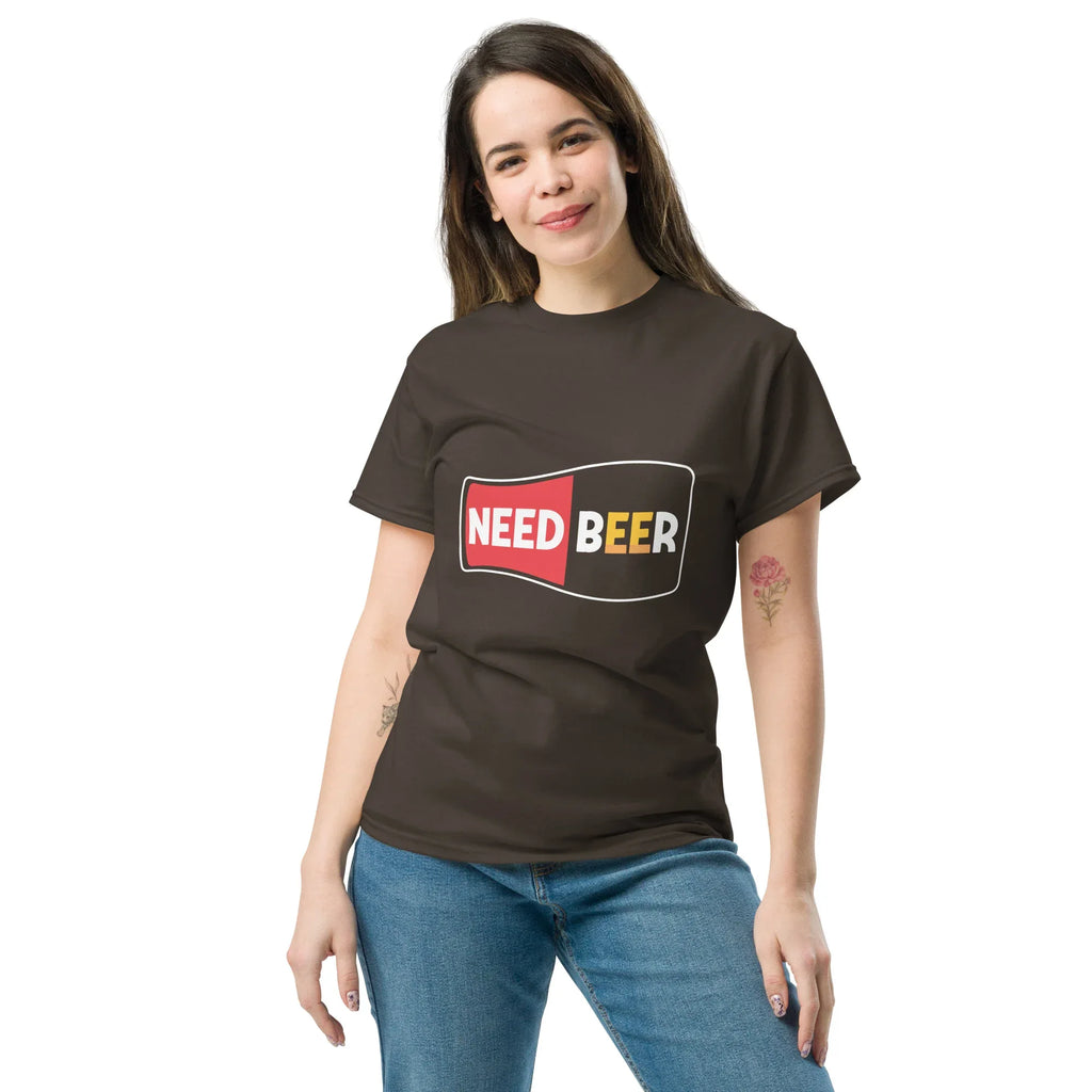 NEED BEER unisex t-shirt - - - Printoo Shop