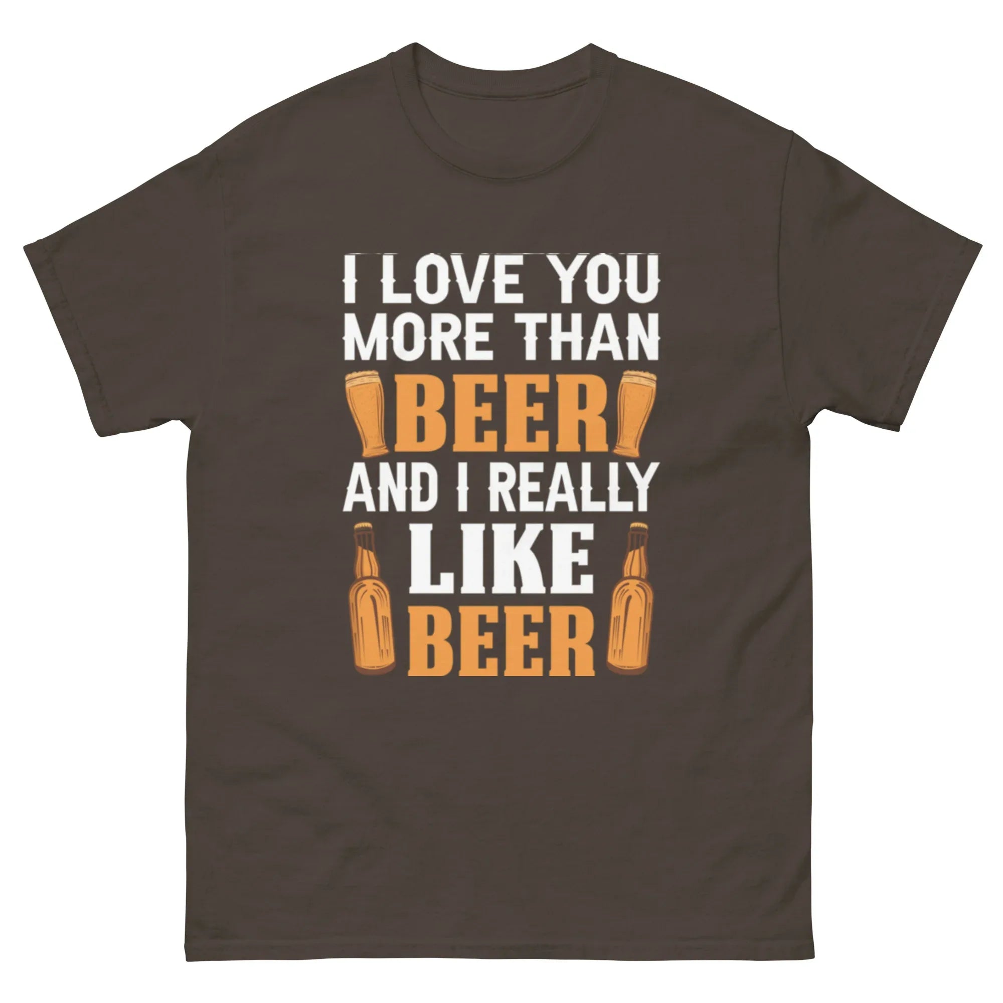 MORE THAN BEER LOVE unisex t-shirt - Printoo Shop - - Alcohol, beer, t-shirt, unisex, Unisex Classic Tee | Gildan 5000