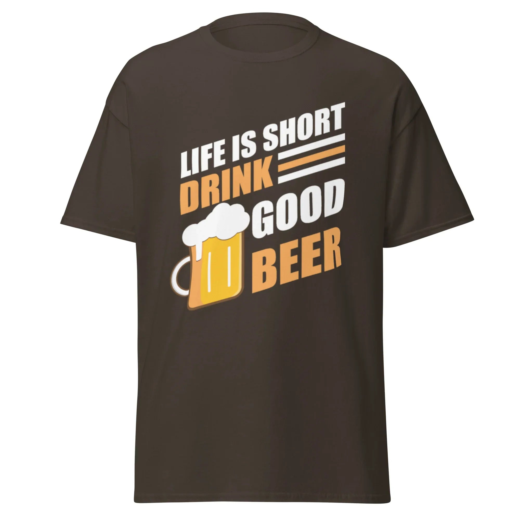 LIFE IS SHORT DRINK GOOD BEER unisex t-shirt - - - Printoo Shop