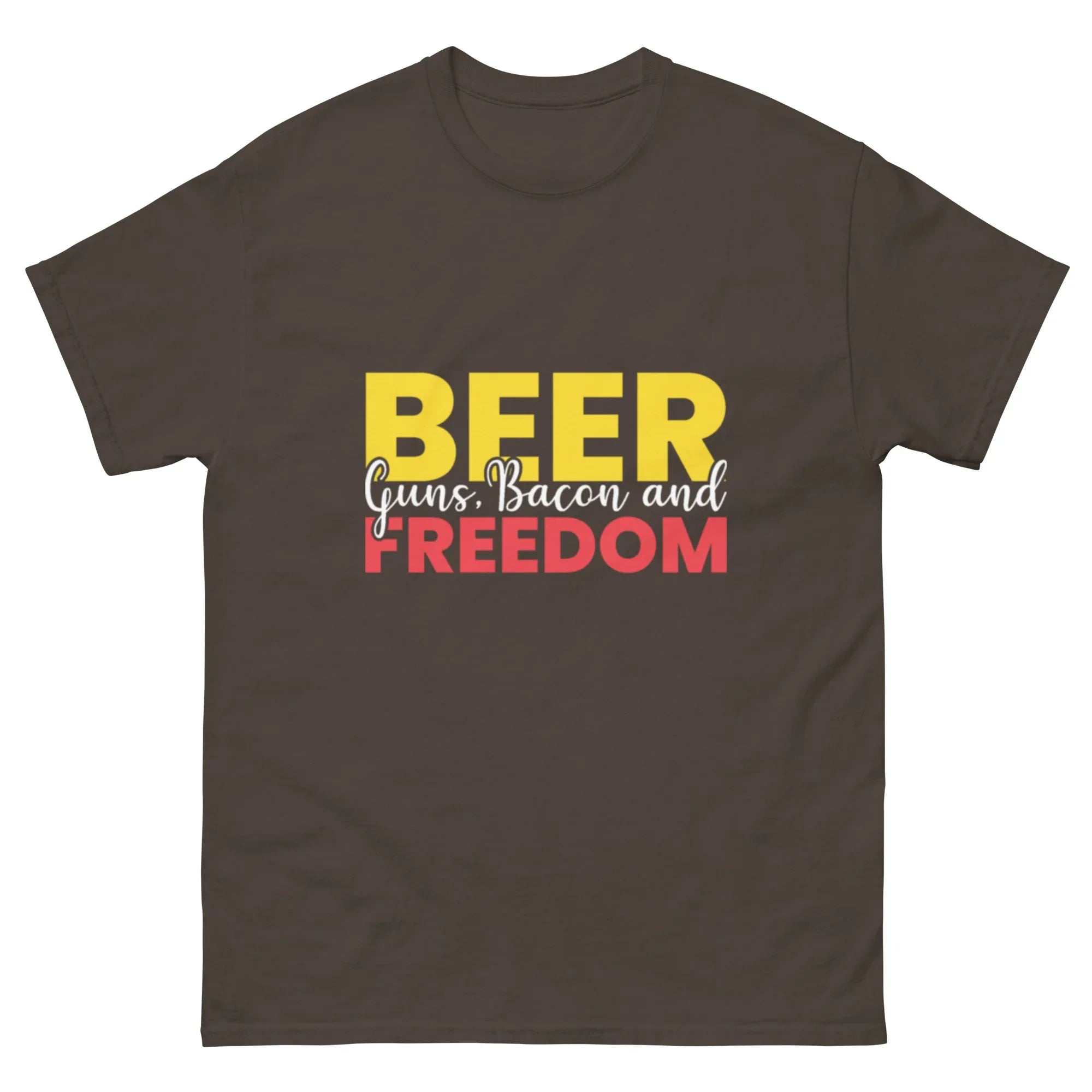 BEER & FREEDOM unisex t-shirt - Printoo Shop - - Alcohol, beer, t-shirt, unisex, Unisex Classic Tee | Gildan 5000
