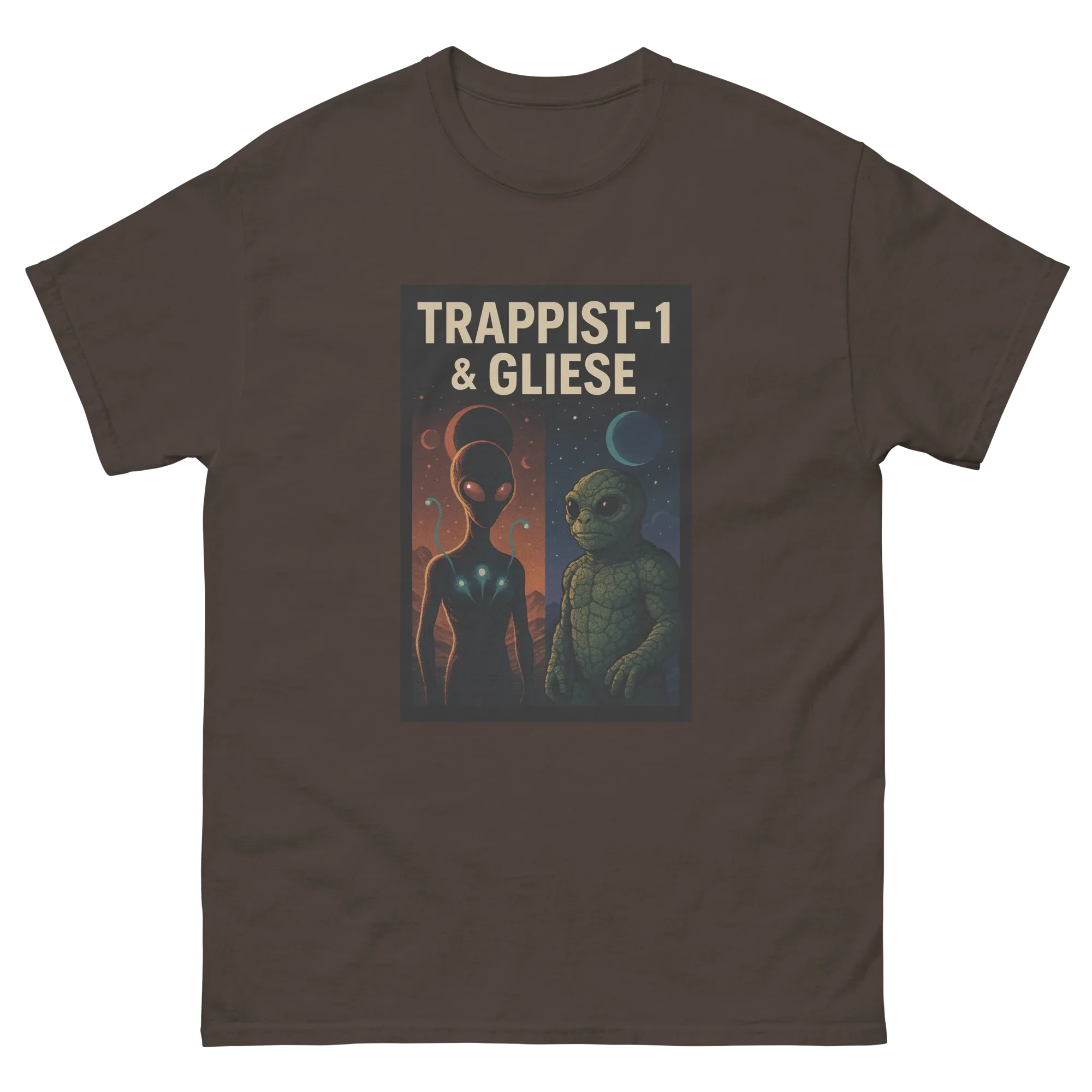 TRAPPIST-1 & GLIESE EXOPLANET unisex t-shirt - Printoo Shop - - Astronomy, Fantasy, t-shirt, unisex, Unisex Classic Tee | Gildan 5000