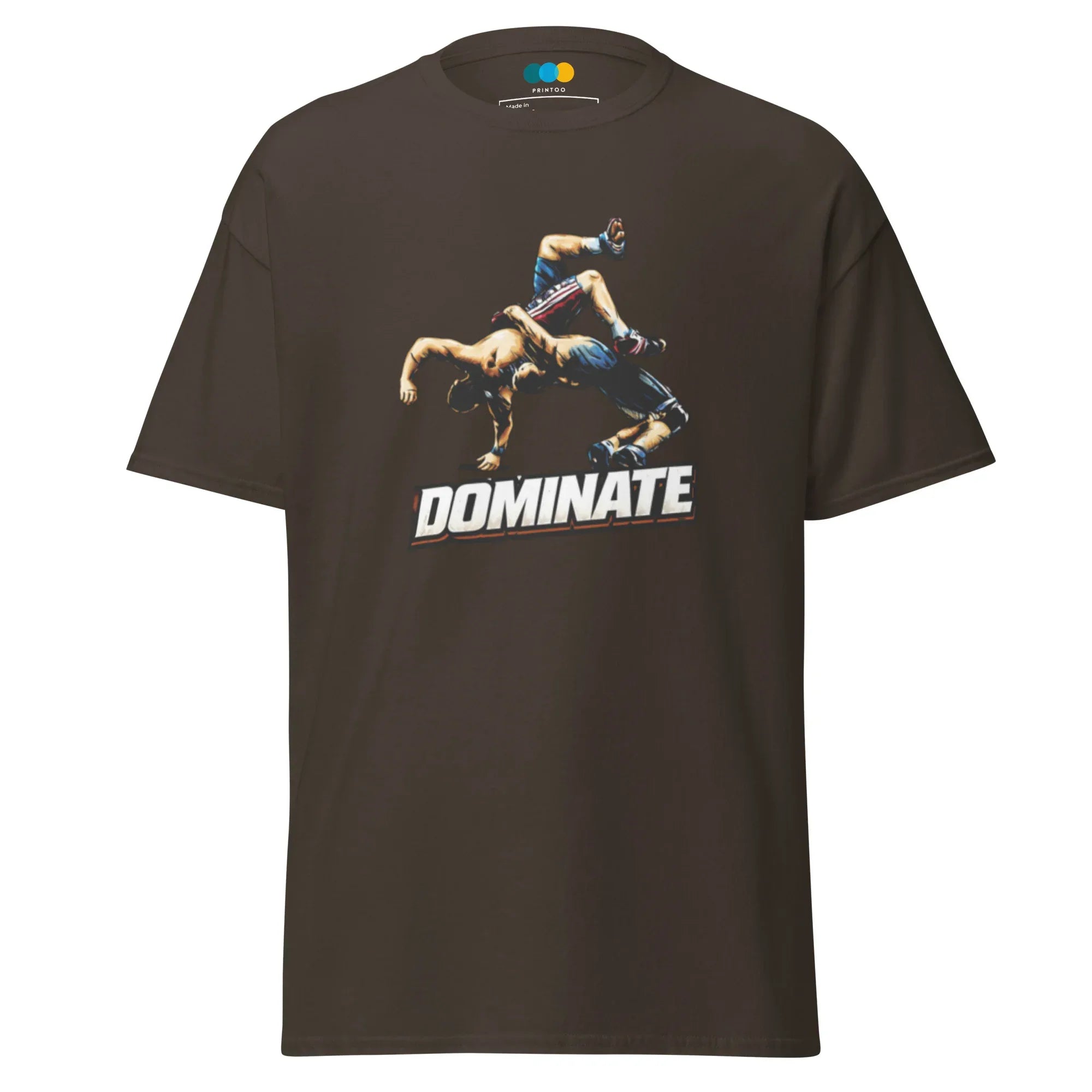 DOMINATE men’s t-shirt - Black / S - Printoo Shop - 5846761_11546