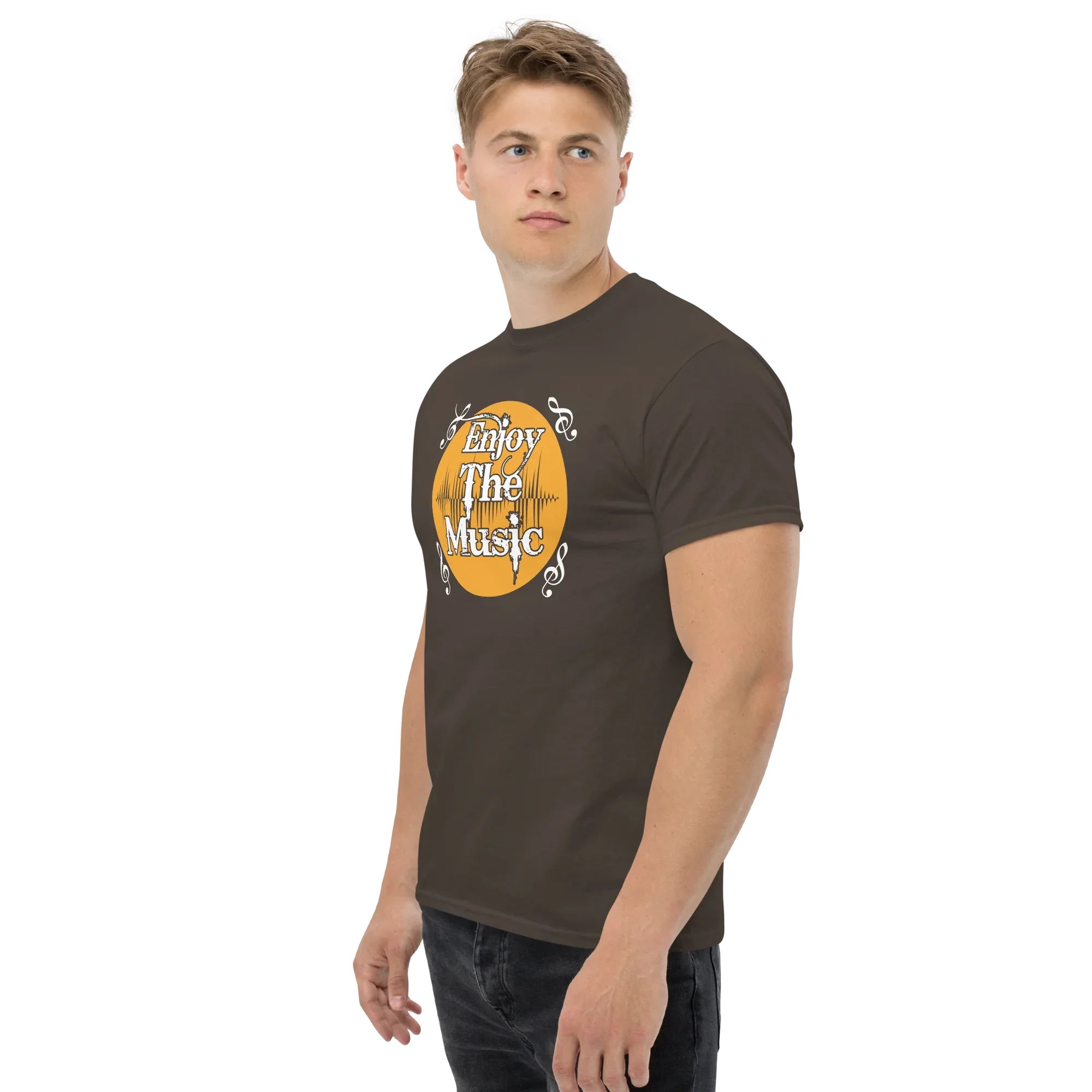 ENJOY THE MUSIC unisex t-shirt - - Music t-shirts - Printoo Shop