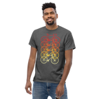 CYCLING IS COLORFUL unisex t-shirt - - Bicycle t-shirts - Printoo Shop