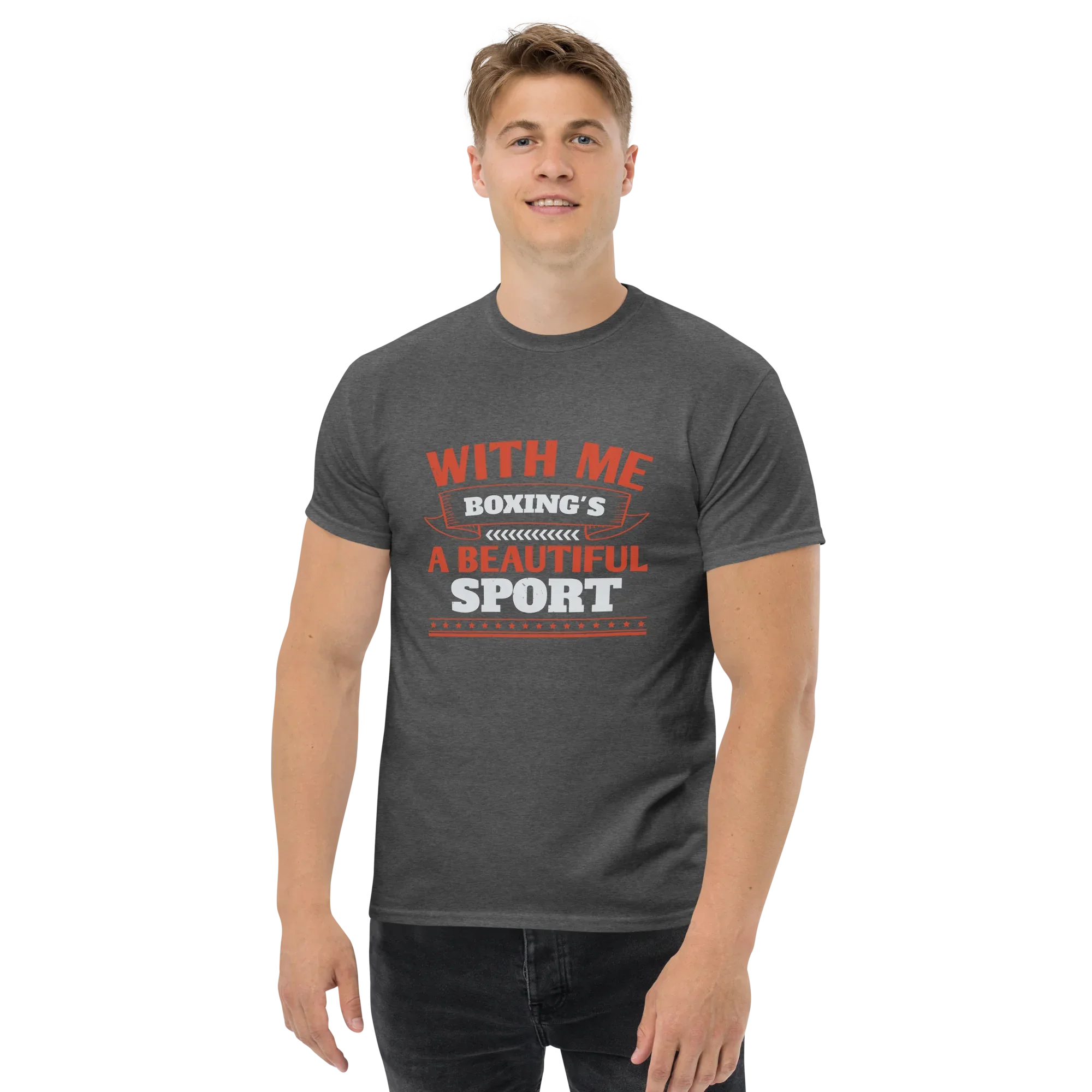 BOXING IS BEAUTIFUL unisex t-shirt - Printoo Shop - - boxing, Regular fit, t-shirt, unisex, Unisex Classic Tee | Gildan 5000