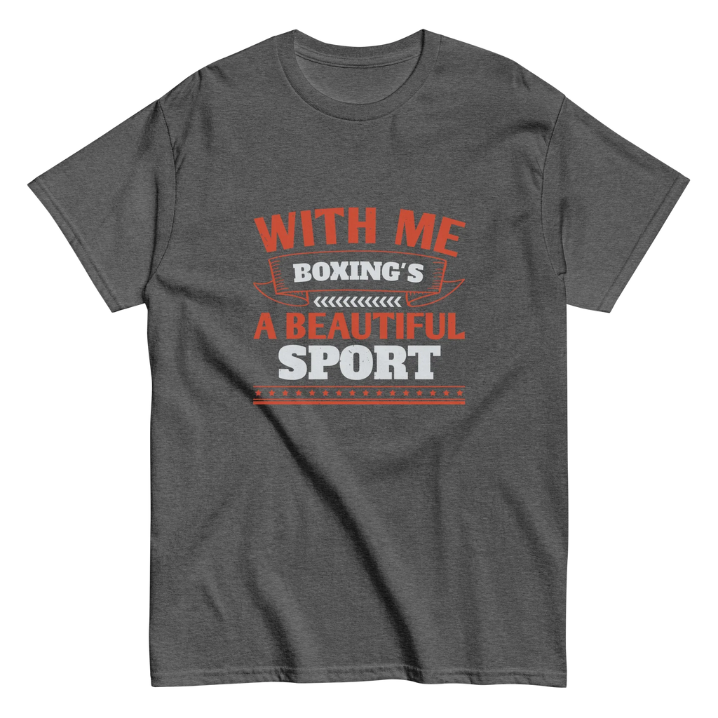 BOXING IS BEAUTIFUL unisex t-shirt - Printoo Shop - - boxing, Regular fit, t-shirt, unisex, Unisex Classic Tee | Gildan 5000