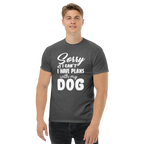 WITH MY DOG unisex t-shirt - - Dogs t-shirt - Printoo Shop