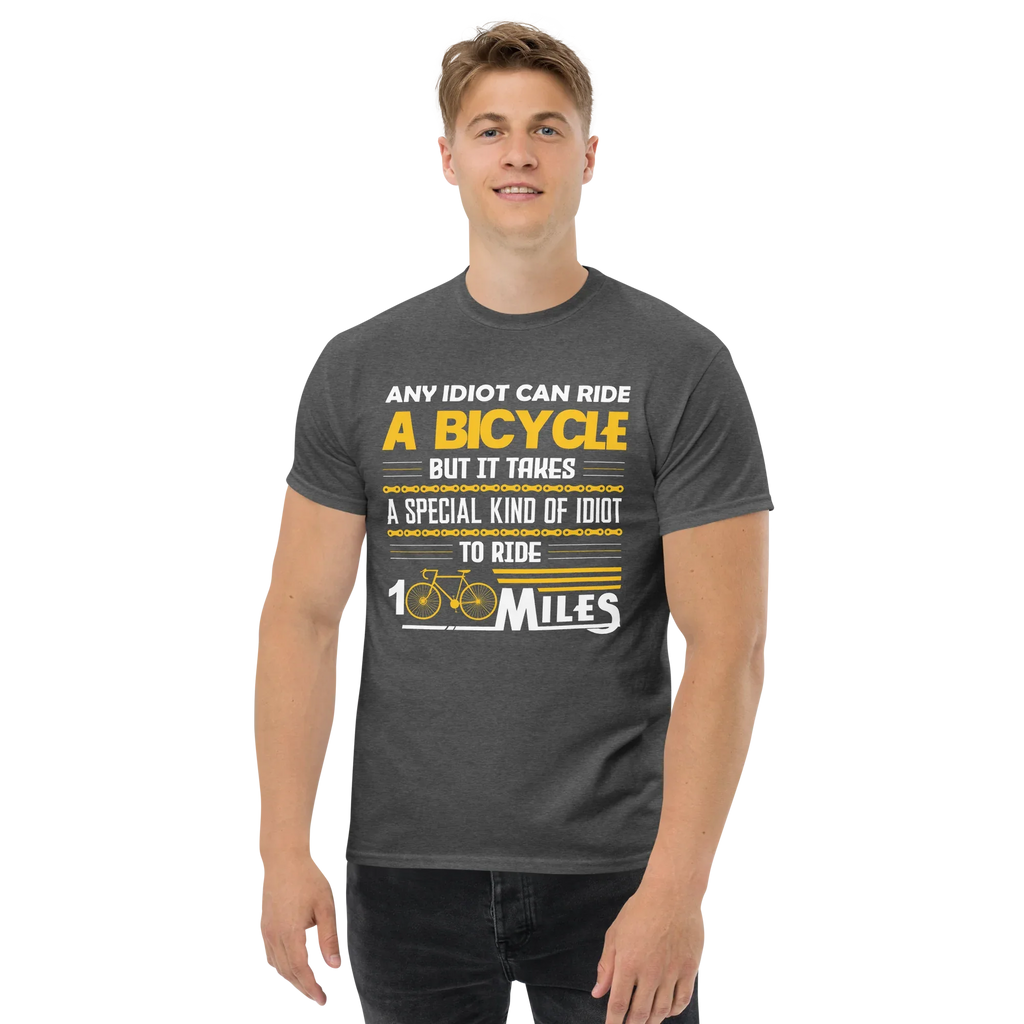 100 MILES unisex t-shirt - Printoo Shop - - bicycle, t-shirt, unisex, Unisex Classic Tee | Gildan 5000