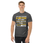 100 MILES unisex t-shirt - Printoo Shop - - bicycle, t-shirt, unisex, Unisex Classic Tee | Gildan 5000
