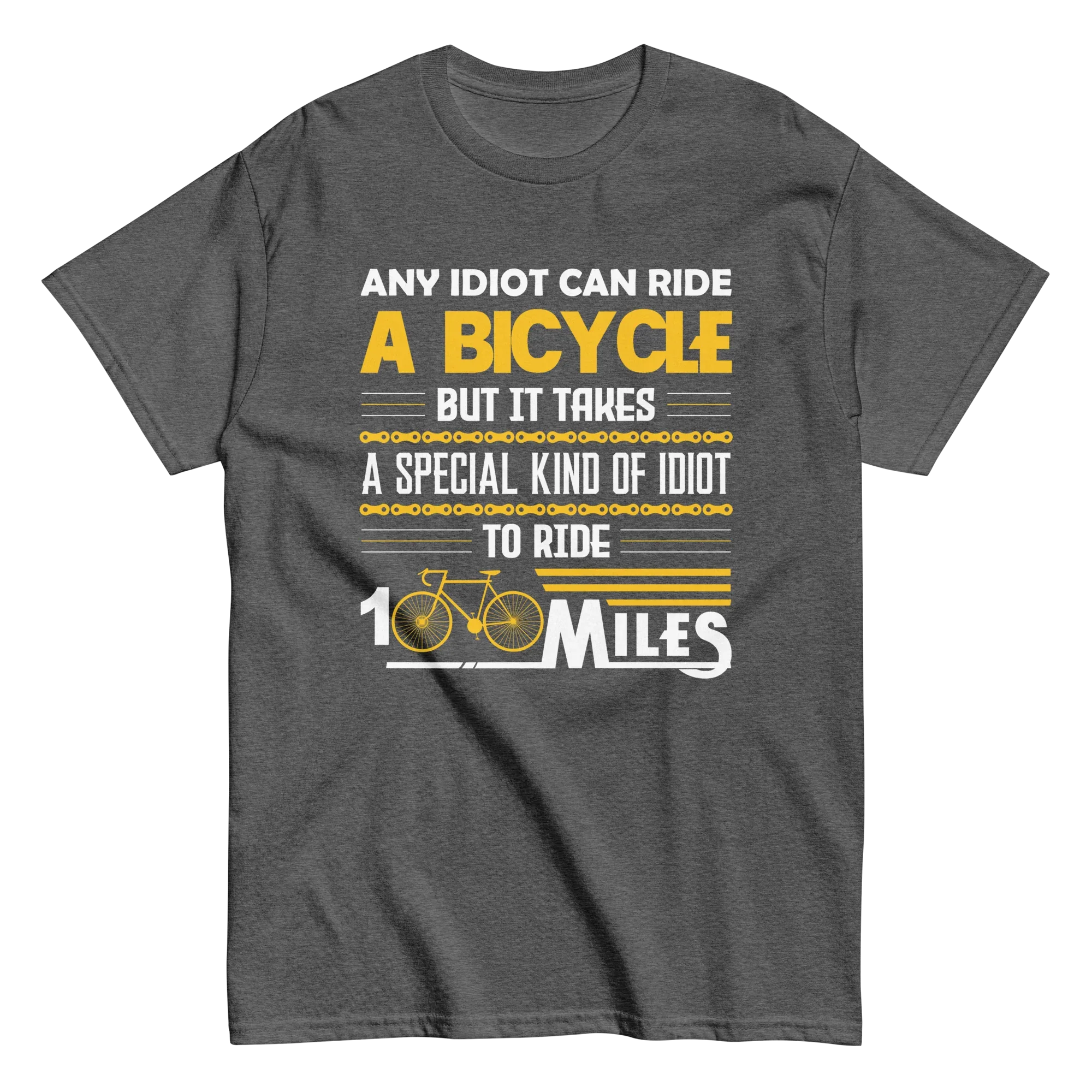 100 MILES unisex t-shirt - Printoo Shop - - bicycle, t-shirt, unisex, Unisex Classic Tee | Gildan 5000