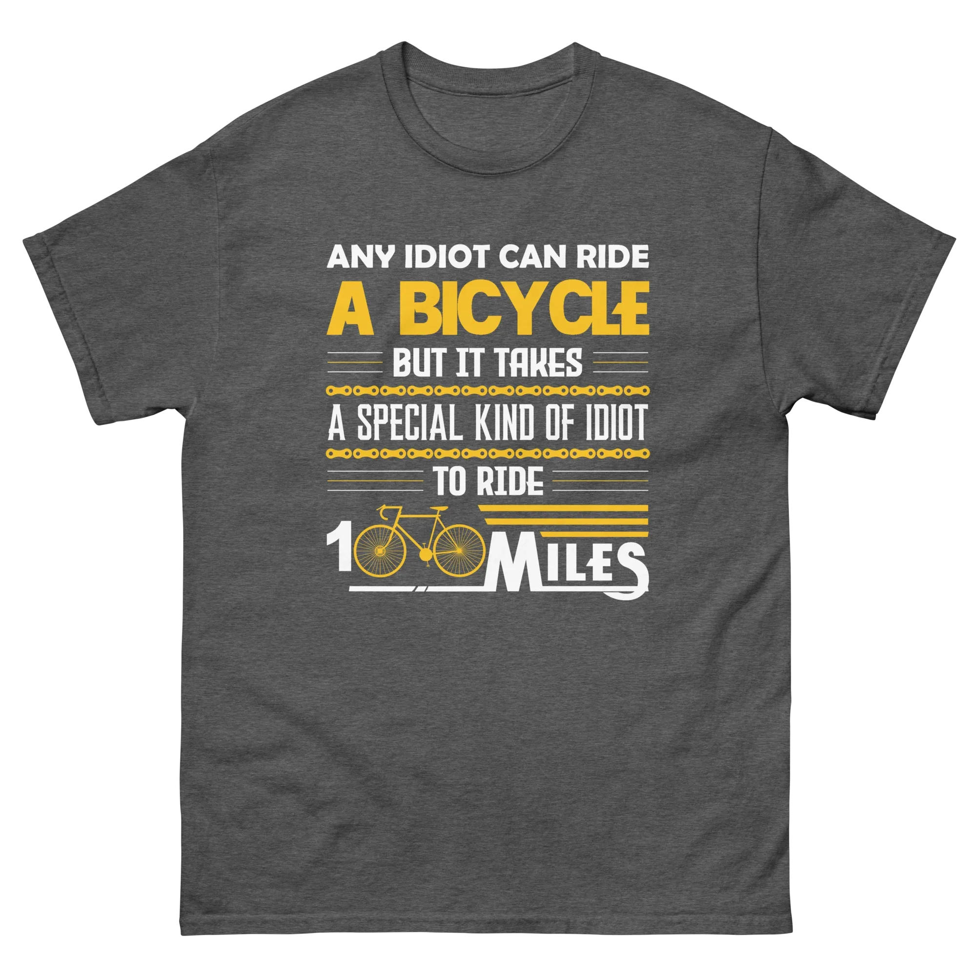100 MILES unisex t-shirt - Printoo Shop - - bicycle, t-shirt, unisex, Unisex Classic Tee | Gildan 5000
