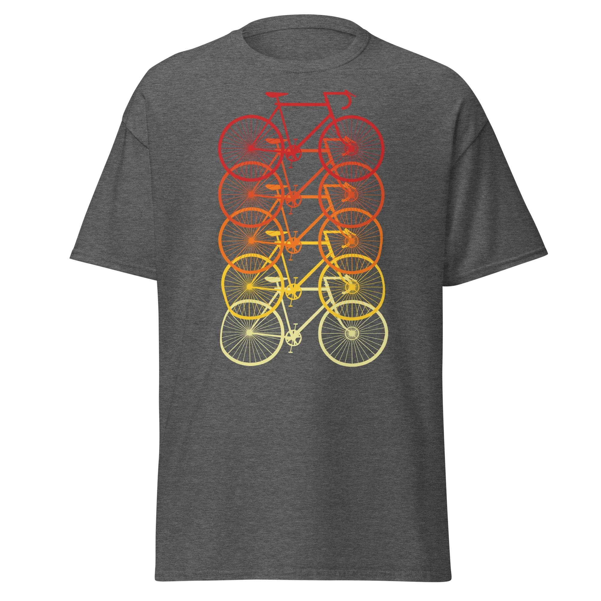 CYCLING IS COLORFUL unisex t-shirt - - Bicycle t-shirts - Printoo Shop