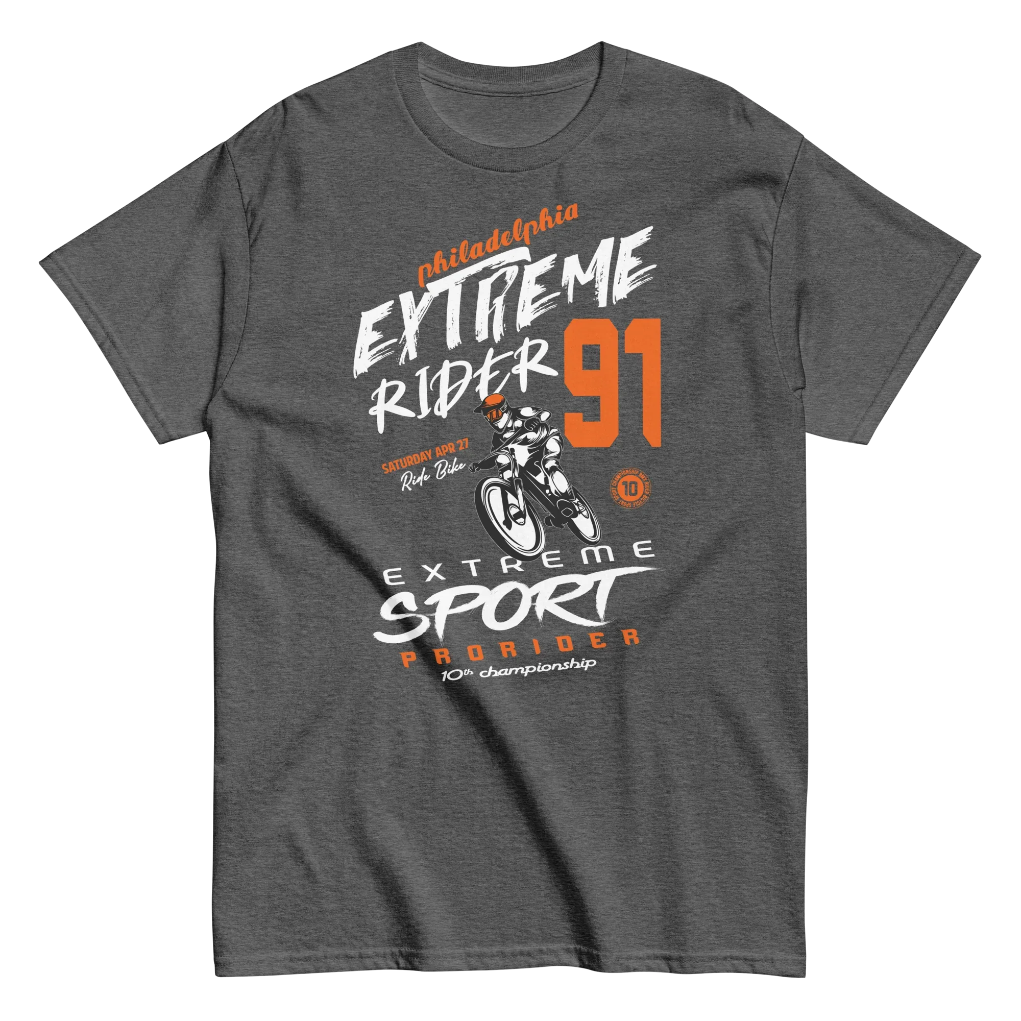 EXTREME RIDER unisex t-shirt - - Bicycle t-shirts - Printoo Shop